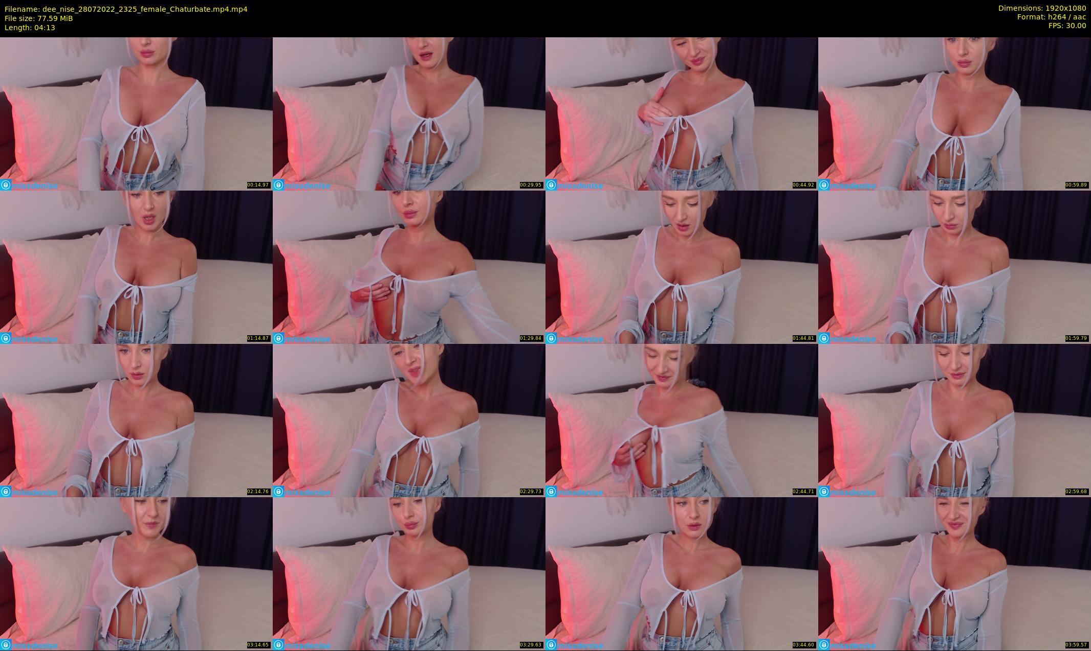 dee_nise — 5 minute Chaturbate female cam show recording, 1080p, Jul 28, 2022