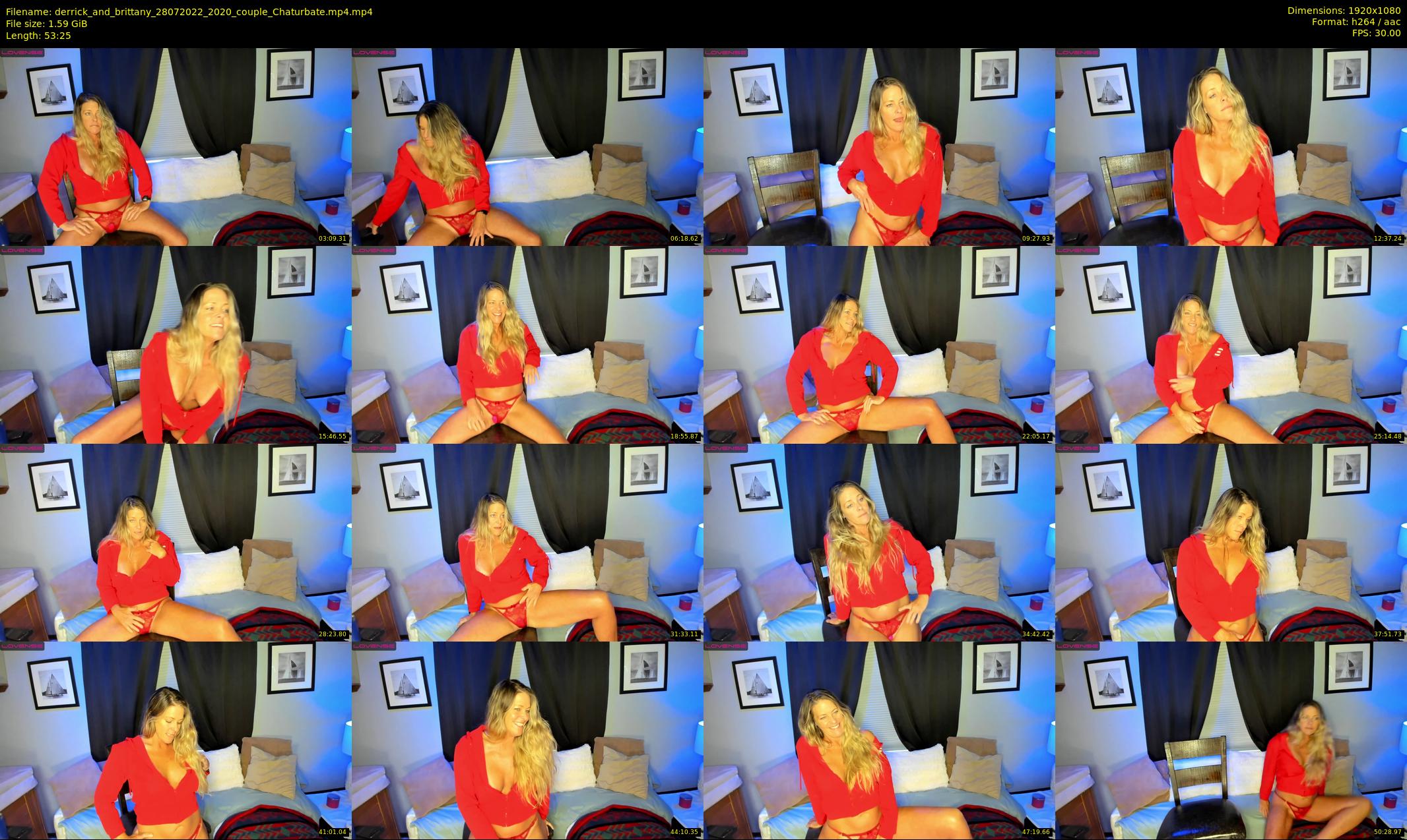 derrick_and_brittany — 54 minute Chaturbate couple cam show recording, 1080p, Jul 28, 2022