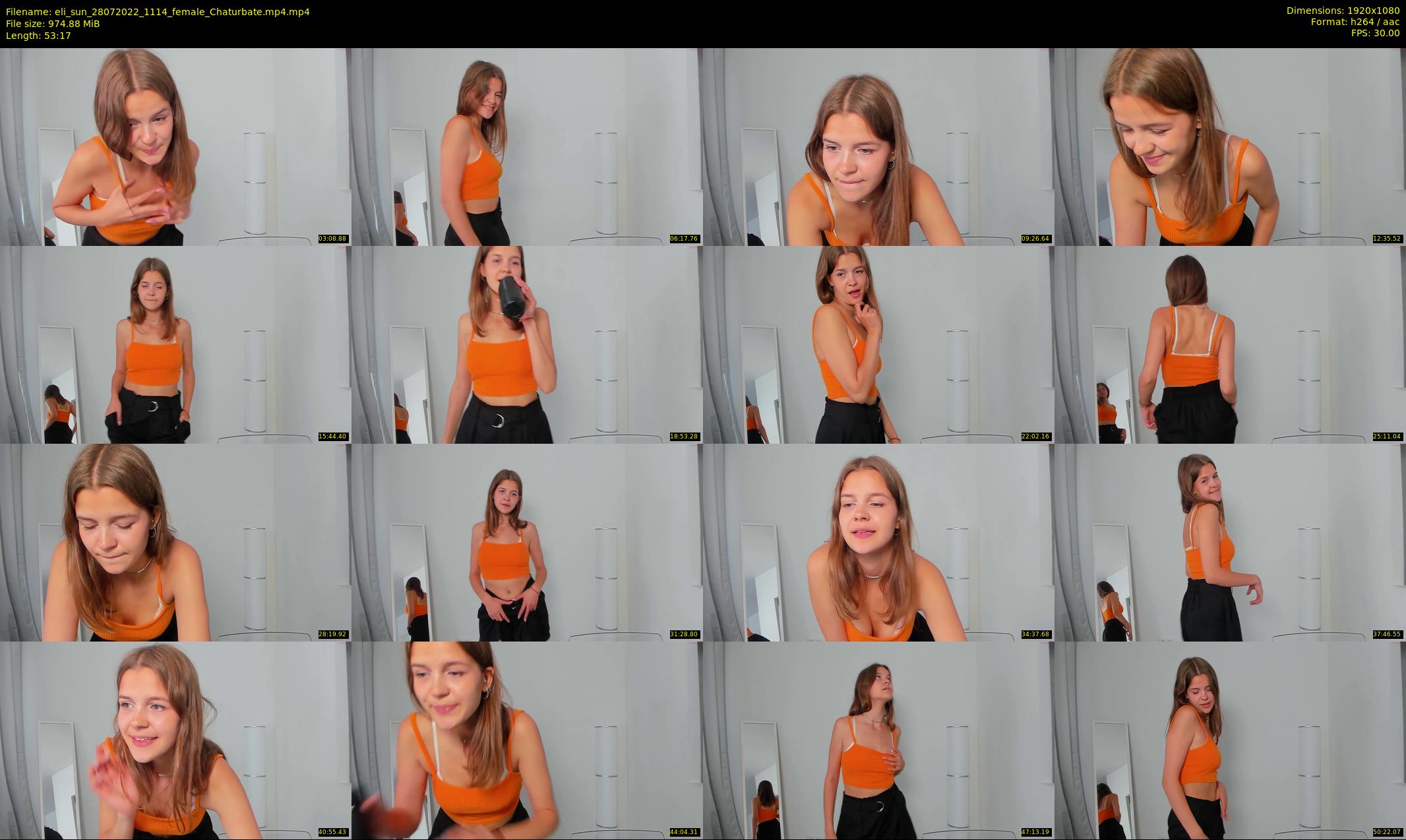 eli_sun — 54 minute Chaturbate female cam show recording, 1080p, Jul 28, 2022