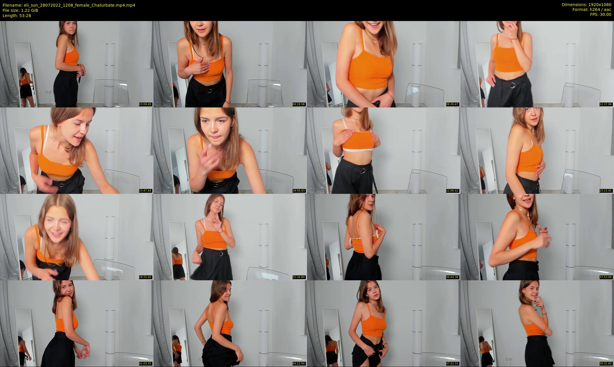 eli_sun — 54 minute Chaturbate female cam show recording, 1080p, Jul 28, 2022