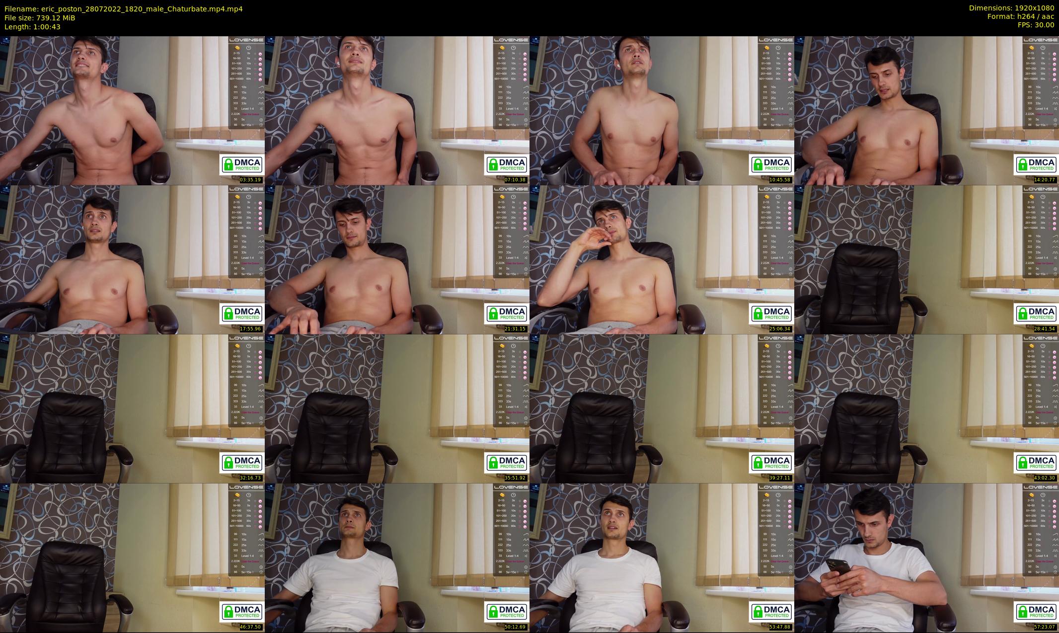 eric_poston — 61 minute Chaturbate male cam show recording, 1080p, Jul 28, 2022