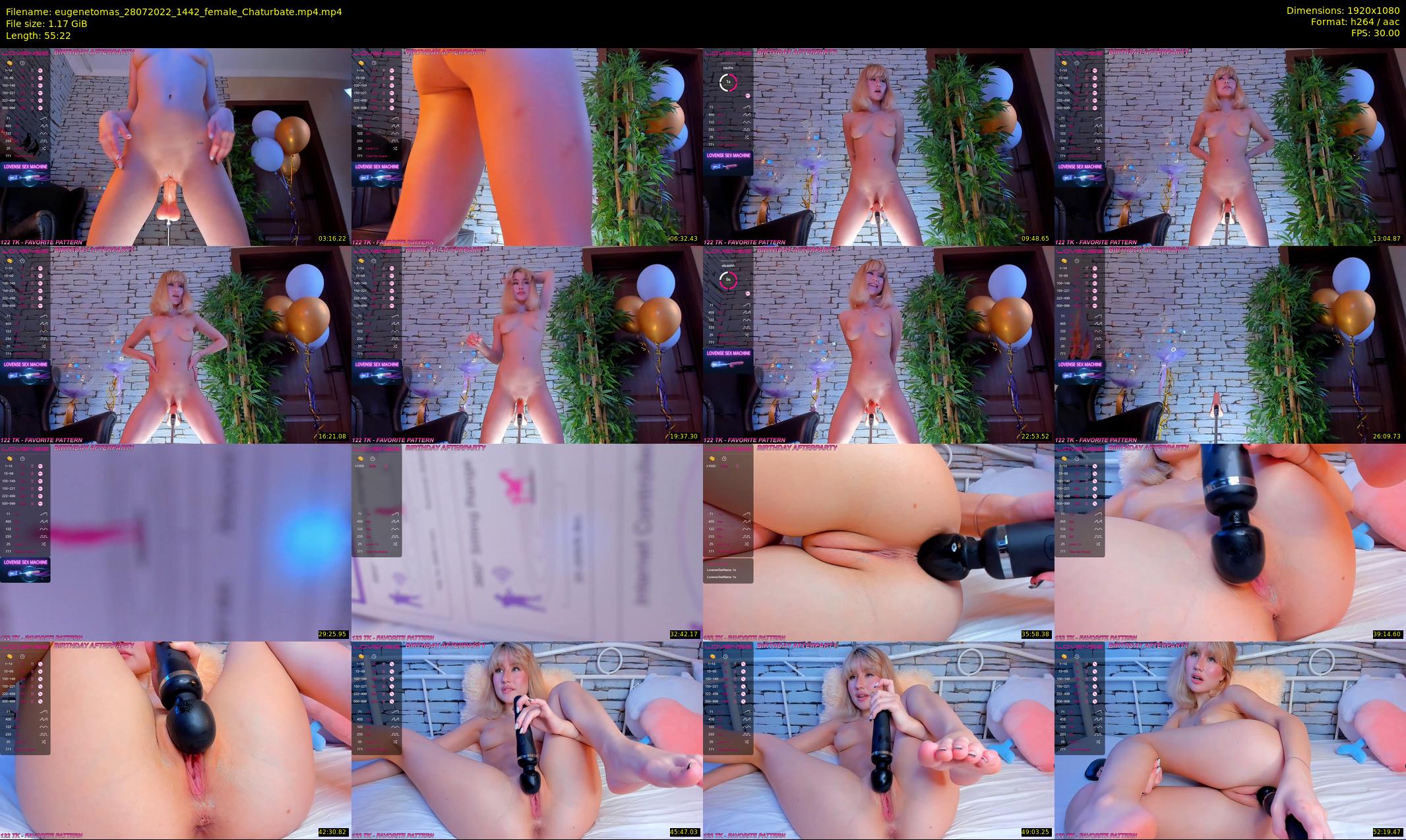 eugenetomas — 56 minute Chaturbate couple cam show recording, 1080p, Jul 28, 2022