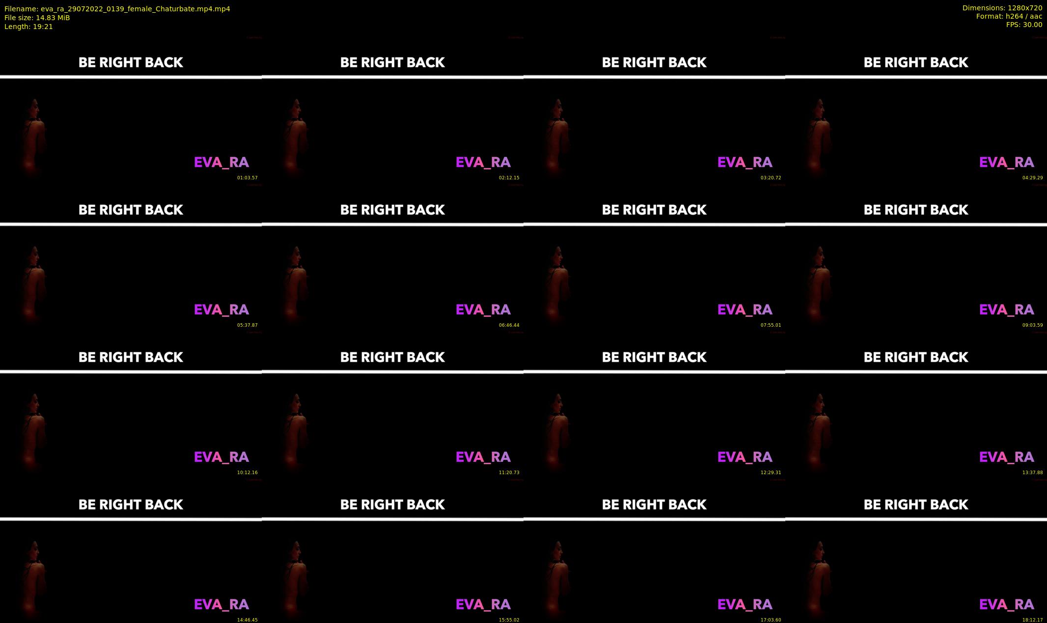 eva_ra — 20 minute Chaturbate female cam show recording, 720p, Jul 29, 2022