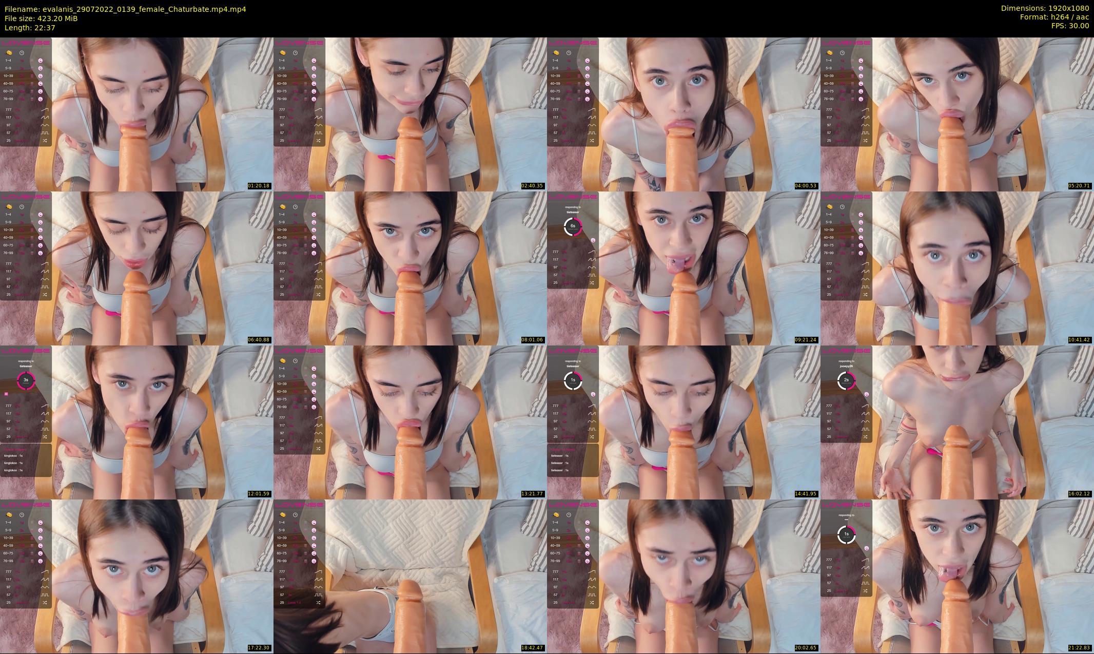 evalanis — 23 minute Chaturbate couple cam show recording, 1080p, Jul 29, 2022