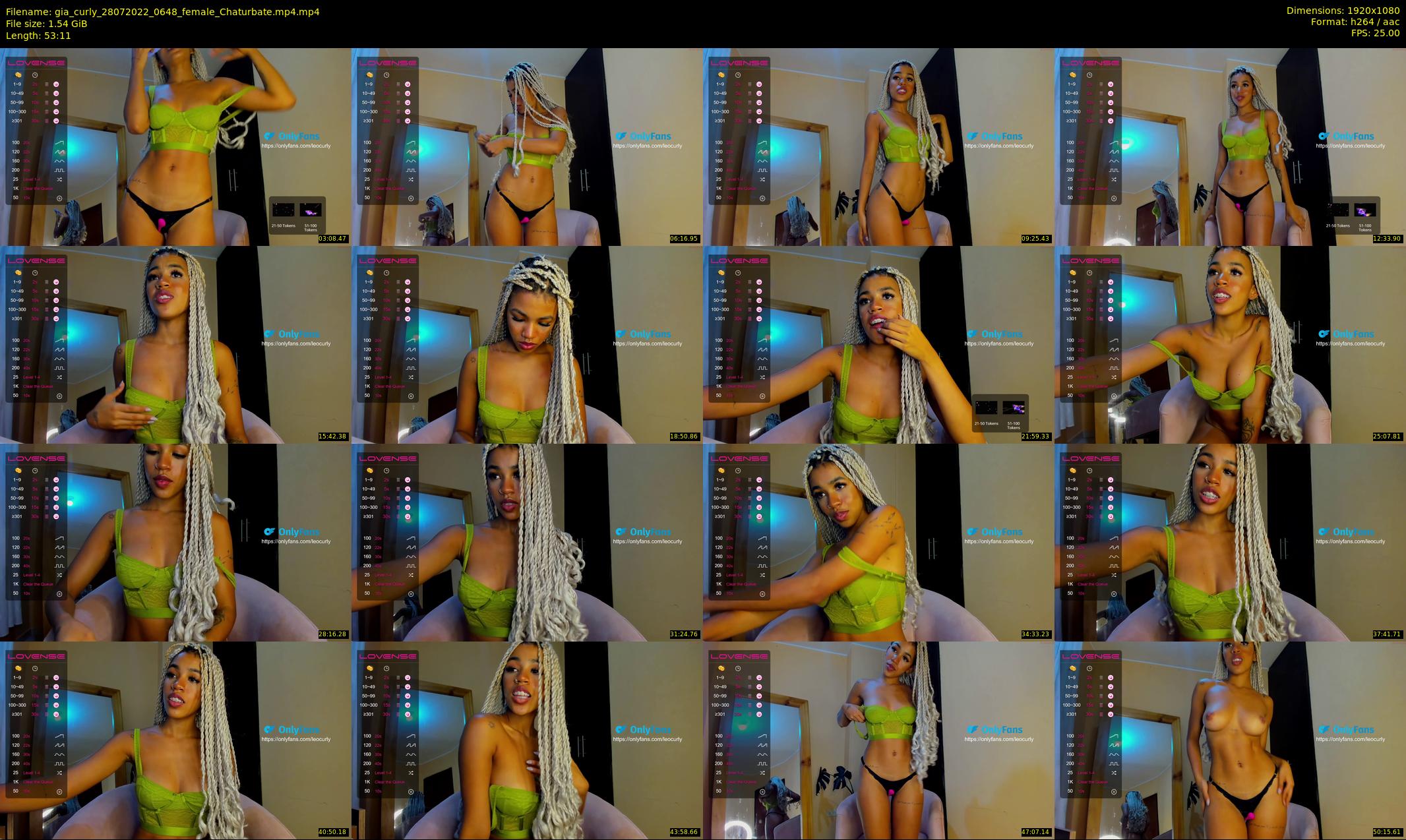 gia_curly — 54 minute Chaturbate female cam show recording, 1080p, Jul 28, 2022