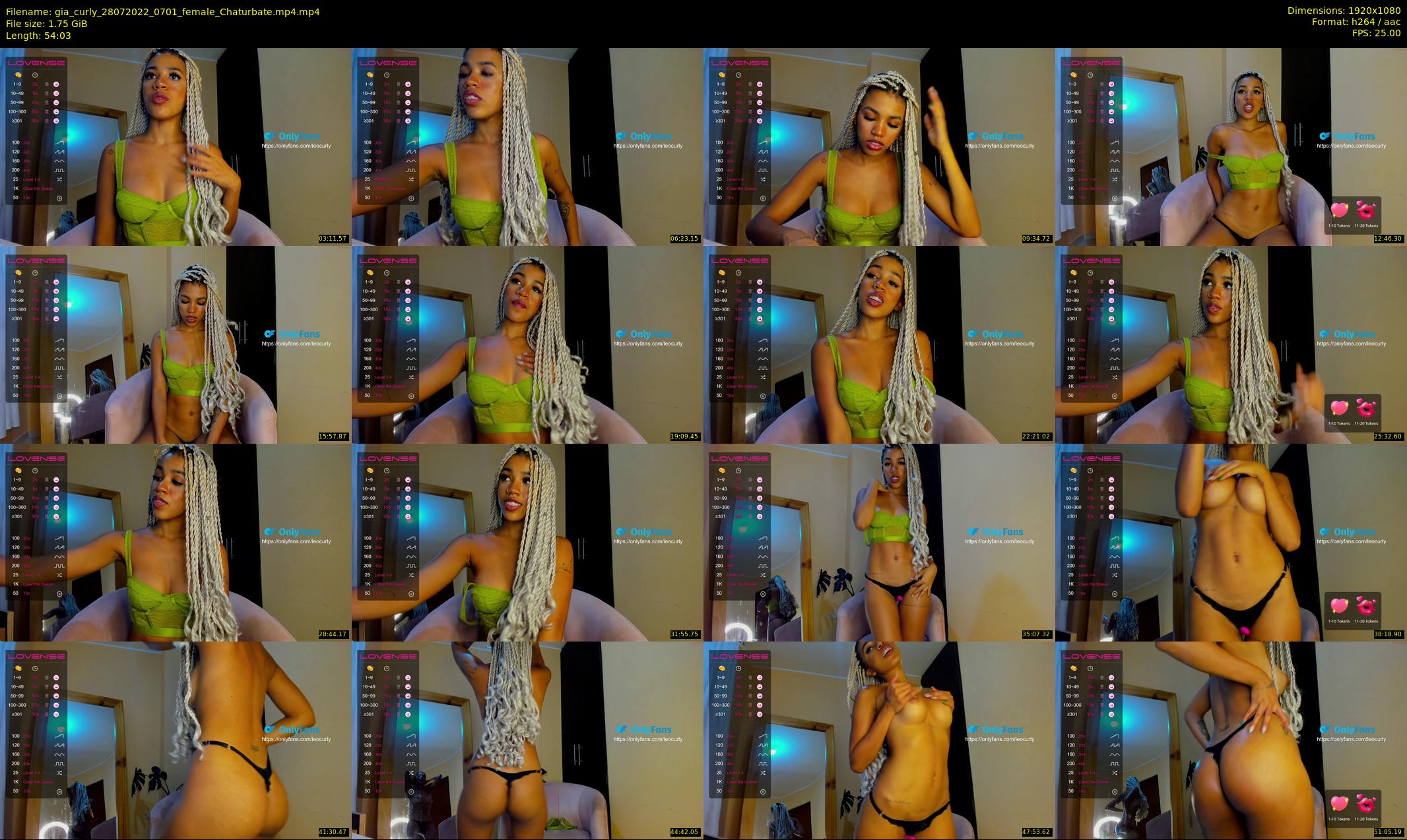 gia_curly — 55 minute Chaturbate female cam show recording, 1080p, Jul 28, 2022