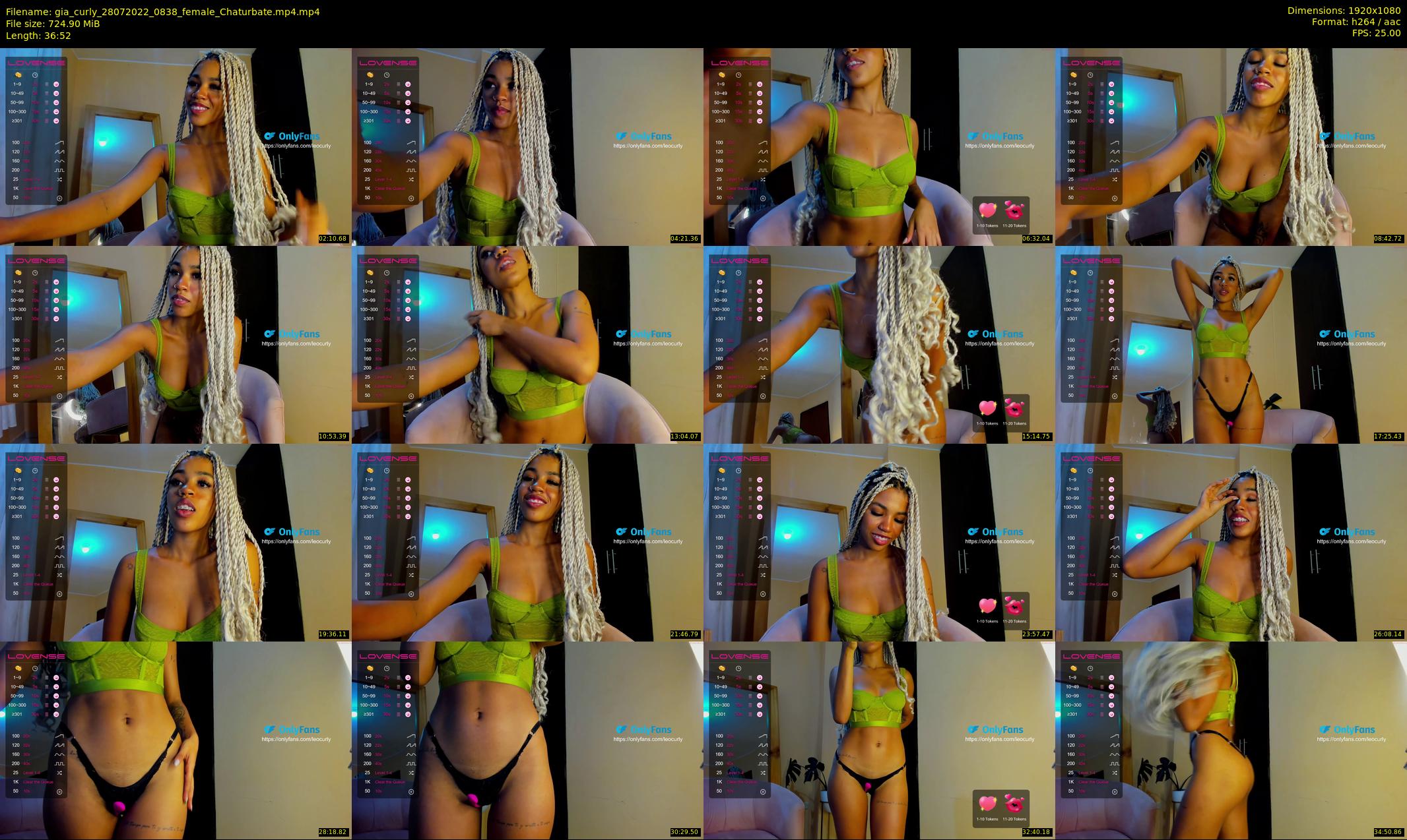 gia_curly — 37 minute Chaturbate female cam show recording, 1080p, Jul 28, 2022