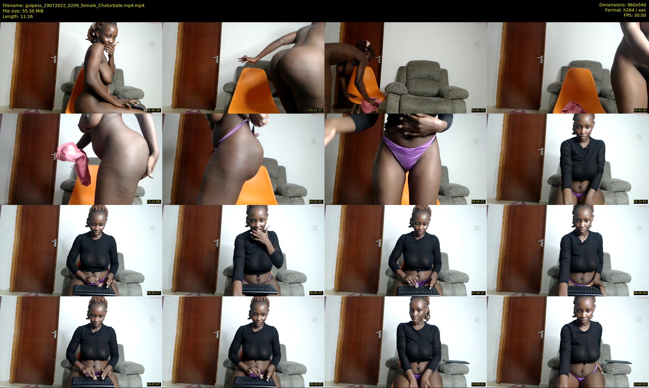 gulpess — 12 minute Chaturbate female cam show recording, 480p, Jul 29, 2022