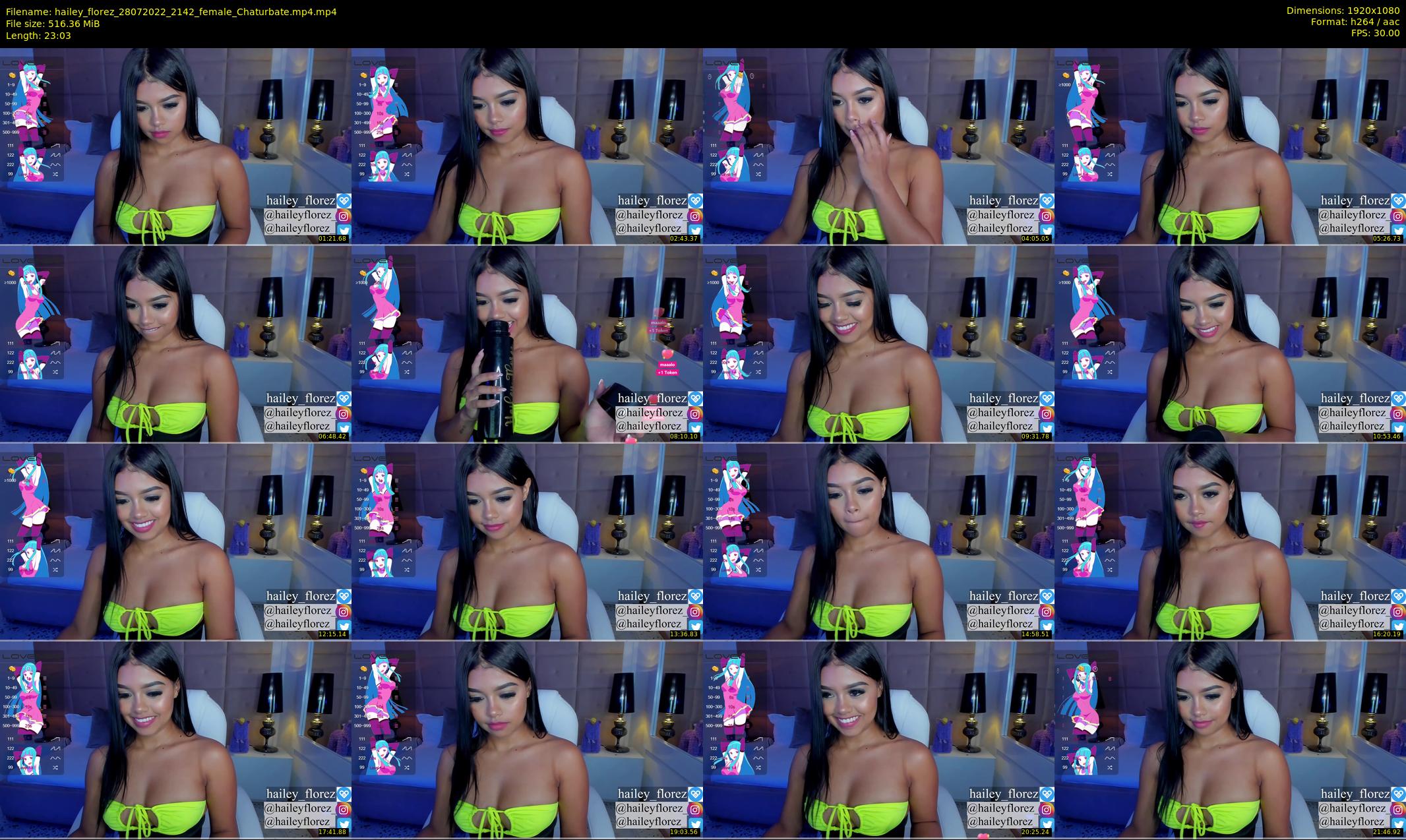 hailey_florez — 24 minute Chaturbate female cam show recording, 1080p, Jul 28, 2022