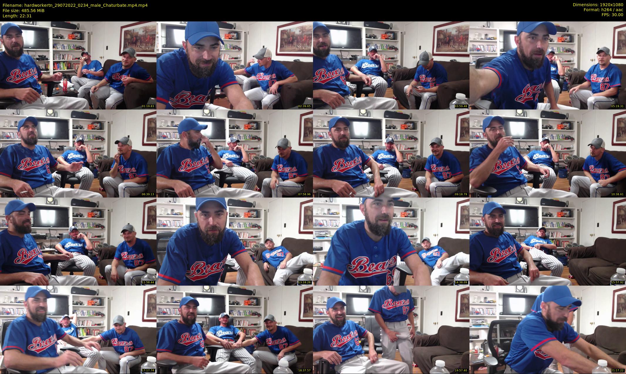 hardworkertn — 23 minute Chaturbate male cam show recording, 1080p, Jul 29, 2022