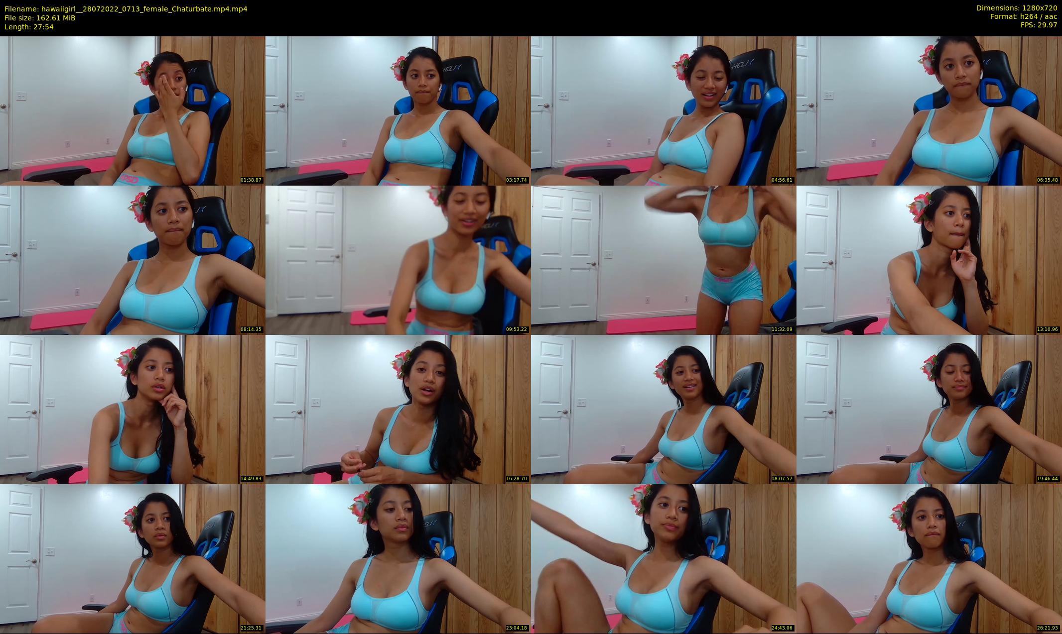 hawaiigirl_ — 28 minute Chaturbate female cam show recording, 720p, Jul 28, 2022