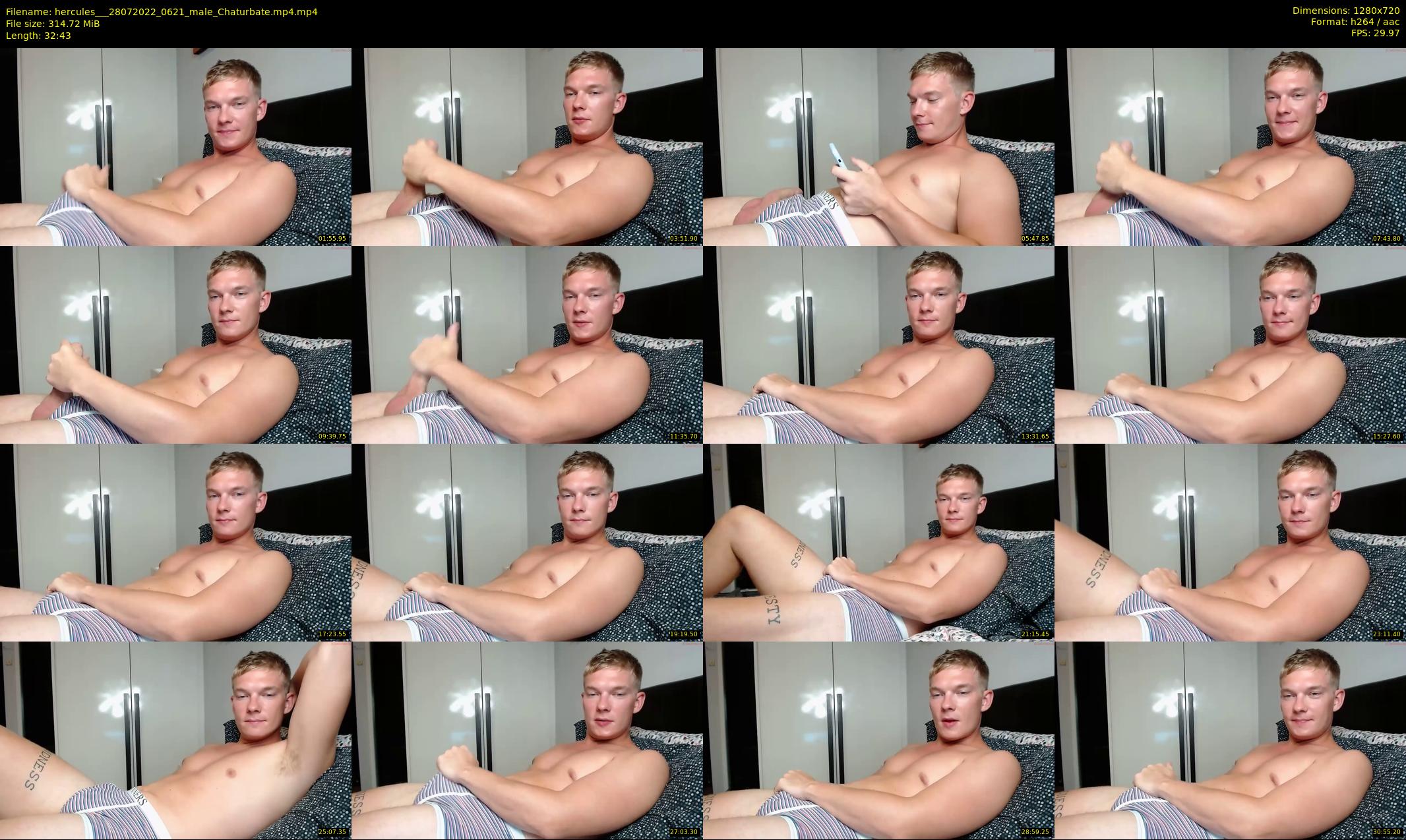 hercules__ — 33 minute Chaturbate male cam show recording, 720p, Jul 28, 2022