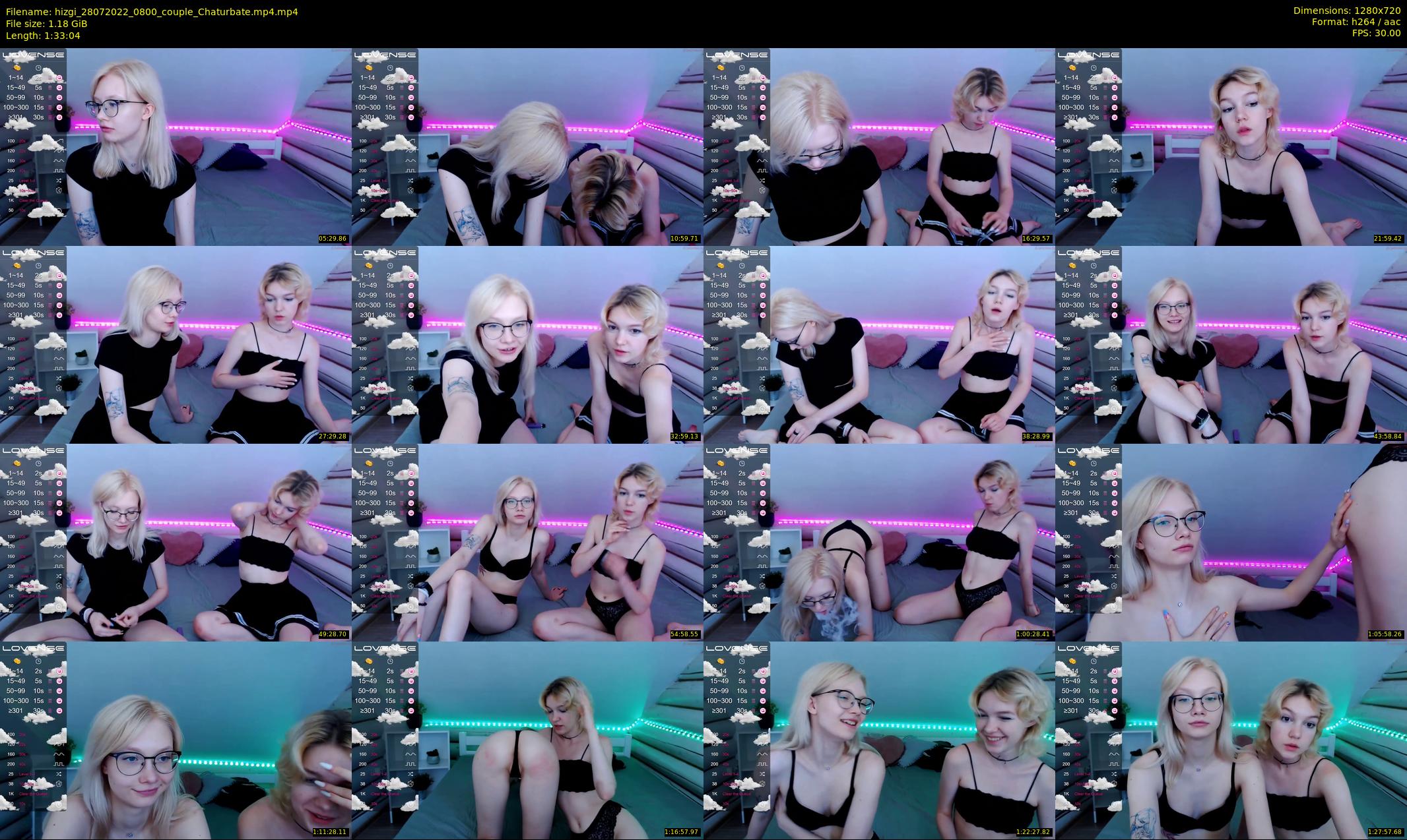hizgi — 94 minute Chaturbate couple cam show recording, 720p, Jul 28, 2022