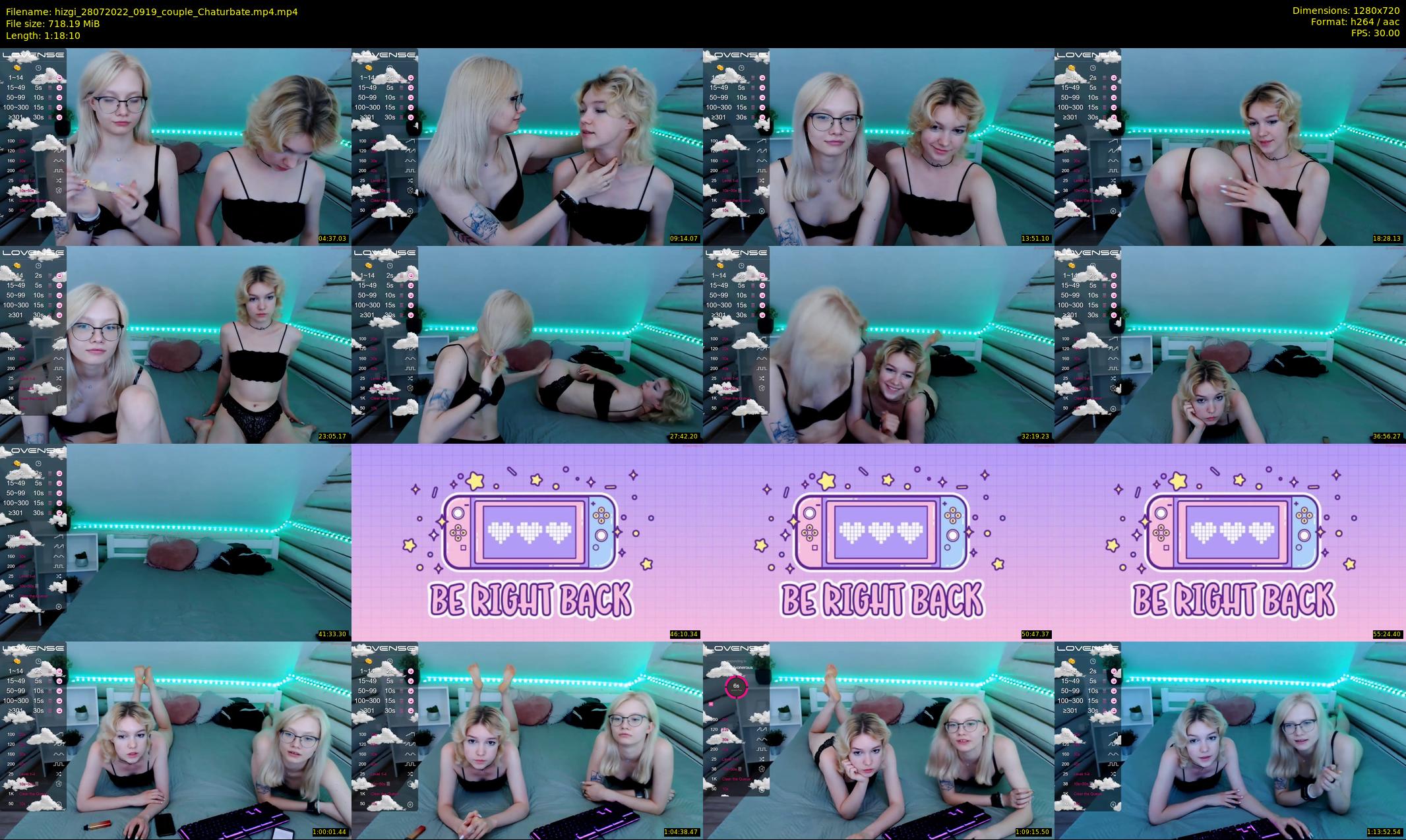 hizgi — 79 minute Chaturbate couple cam show recording, 720p, Jul 28, 2022