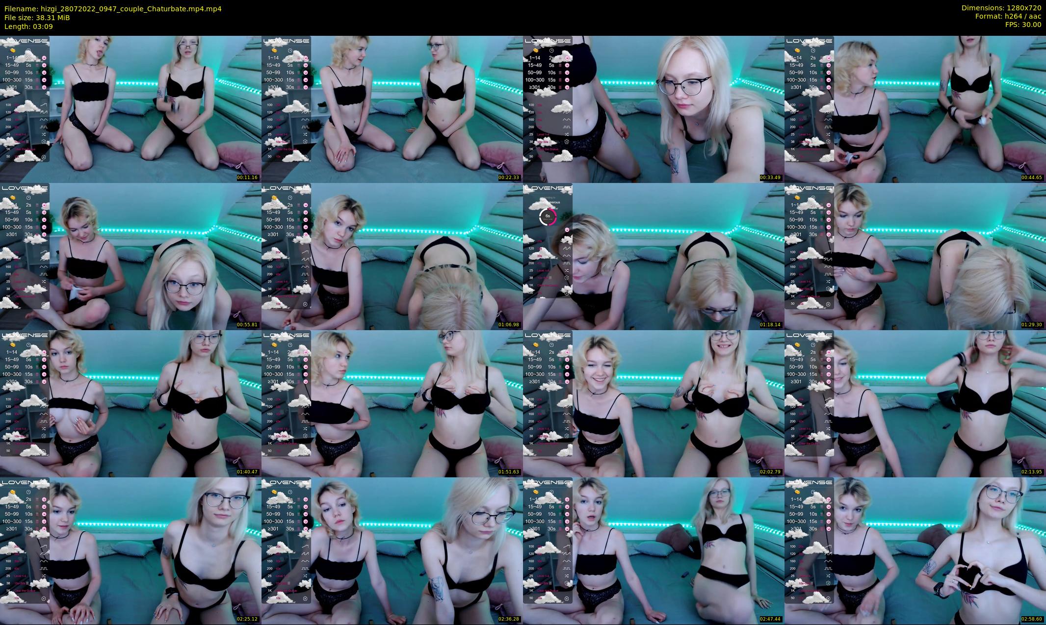 hizgi — 4 minute Chaturbate couple cam show recording, 720p, Jul 28, 2022