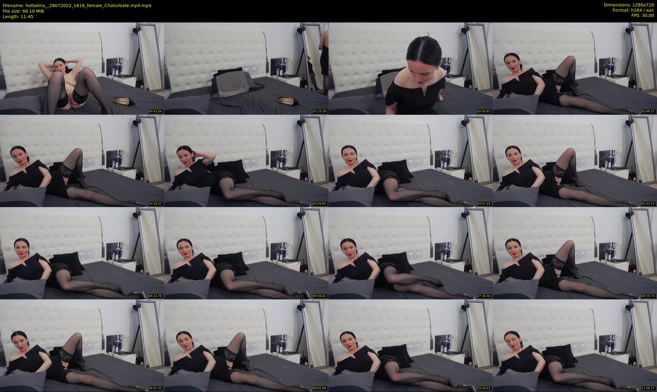 hottalina_ — 12 minute Chaturbate female cam show recording, 720p, Jul 28, 2022