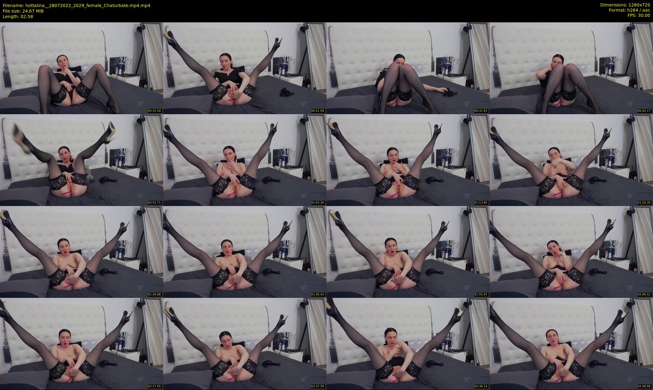 hottalina_ — 3 minute Chaturbate female cam show recording, 720p, Jul 28, 2022