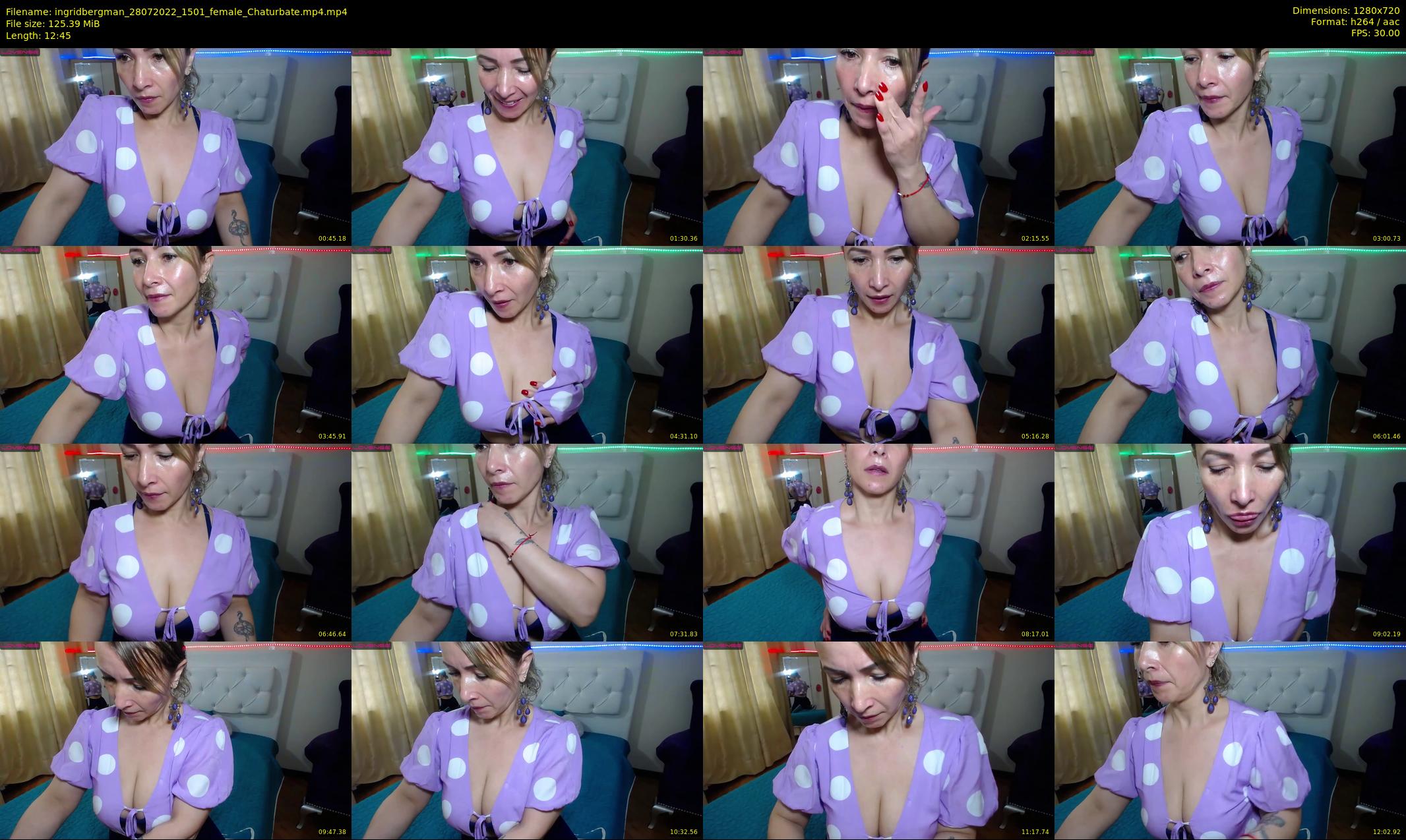 ingridbergman — 13 minute Chaturbate female cam show recording, 720p, Jul 28, 2022
