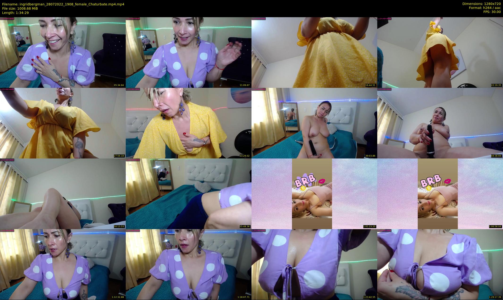 ingridbergman — 95 minute Chaturbate female cam show recording, 720p, Jul 28, 2022