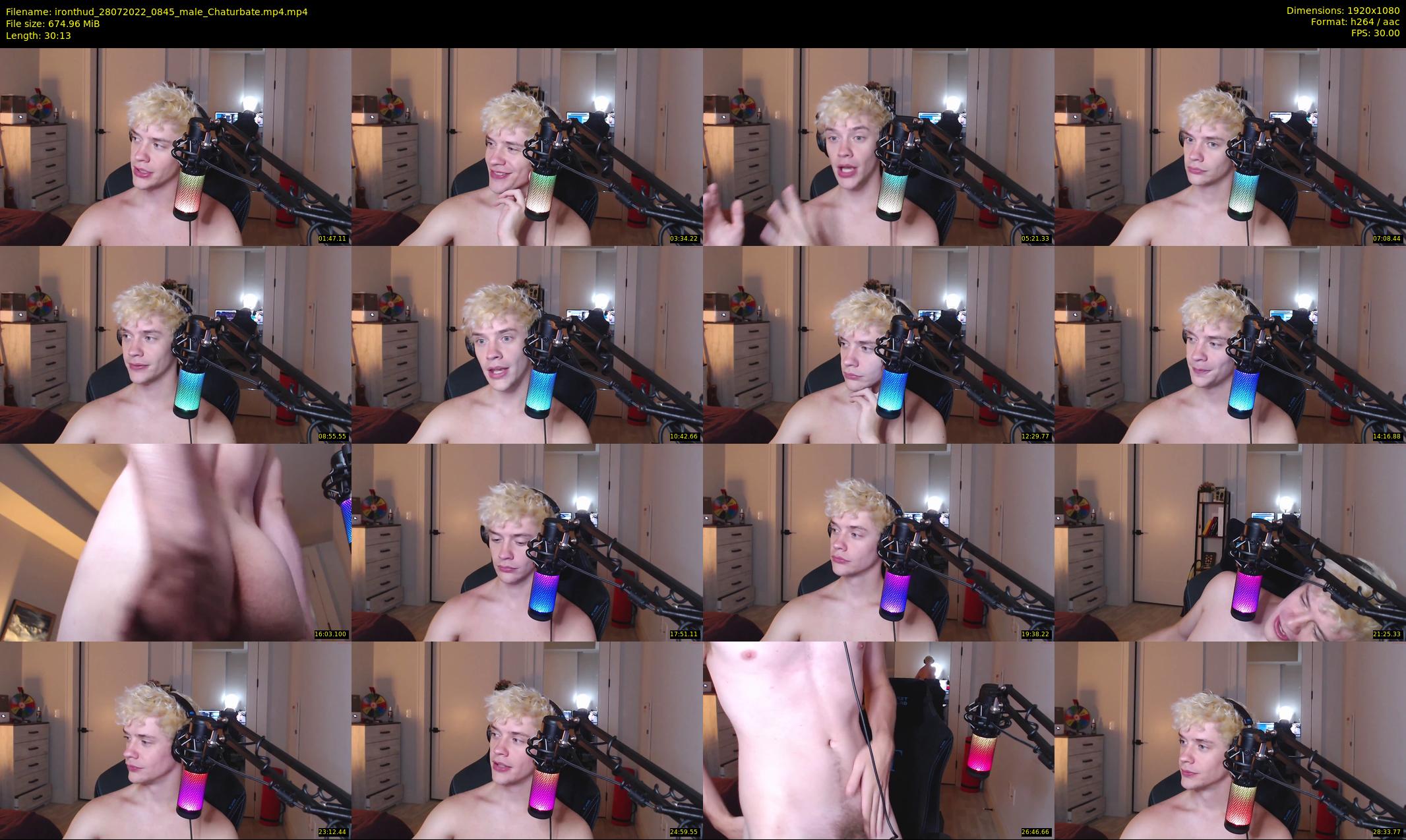 ironthud — 31 minute Chaturbate male cam show recording, 1080p, Jul 28, 2022