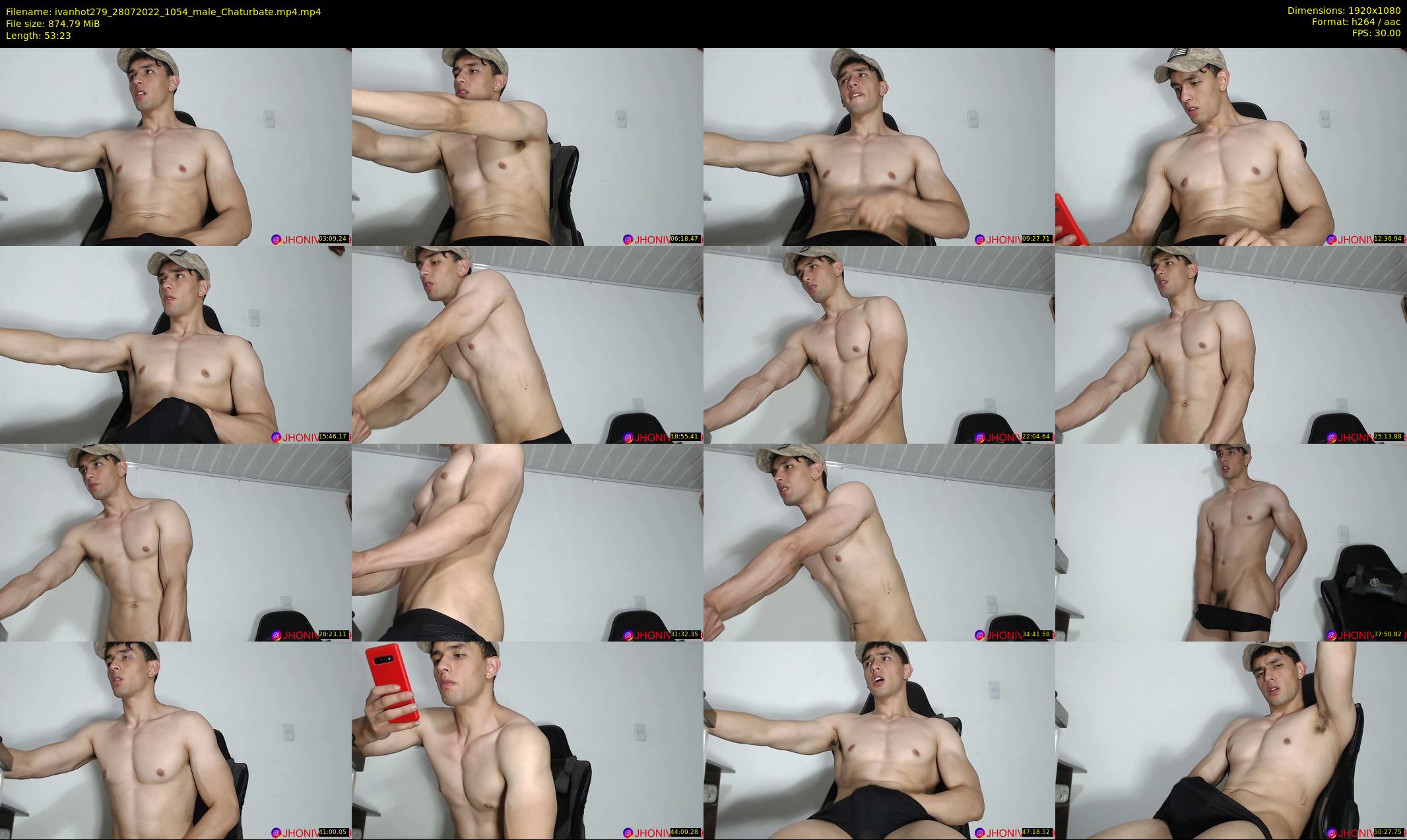 ivanhot279 — 54 minute Chaturbate male cam show recording, 1080p, Jul 28, 2022