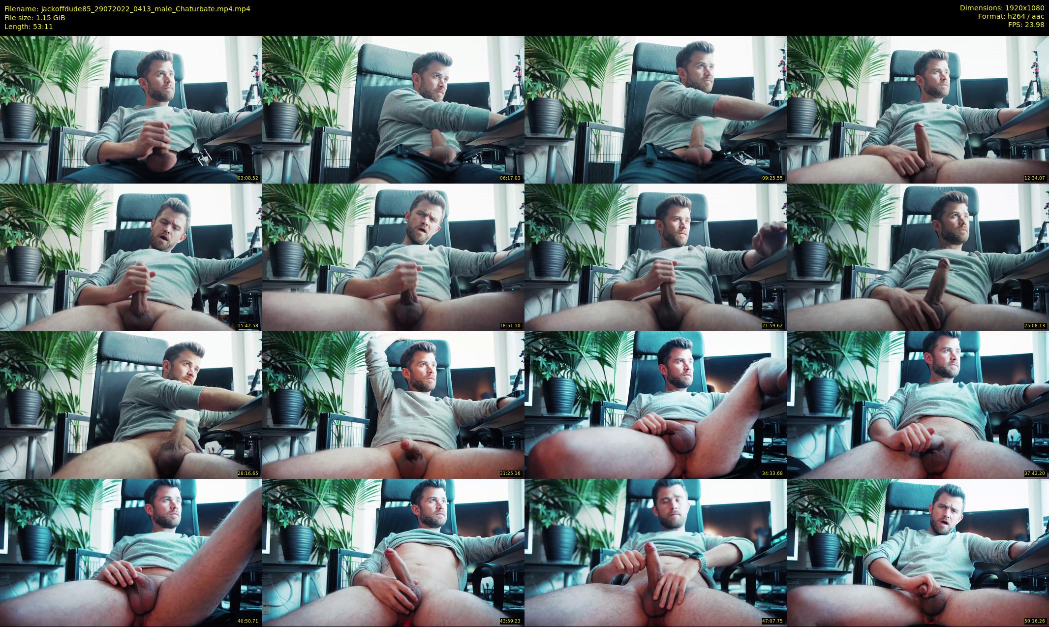 jackoffdude85 — 54 minute Chaturbate male cam show recording, 1080p, Jul 29, 2022
