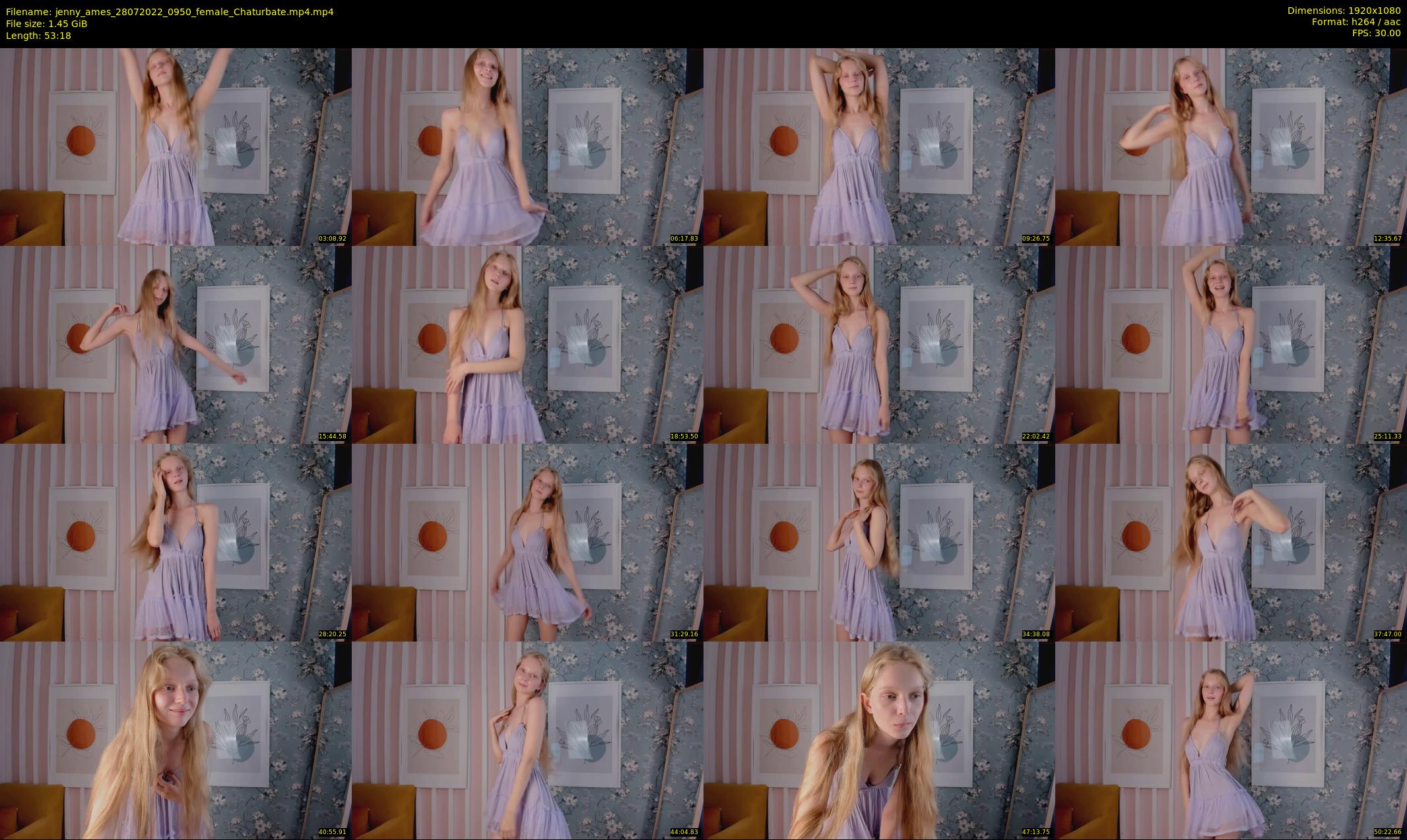 jenny_ames — 54 minute Chaturbate female cam show recording, 1080p, Jul 28, 2022