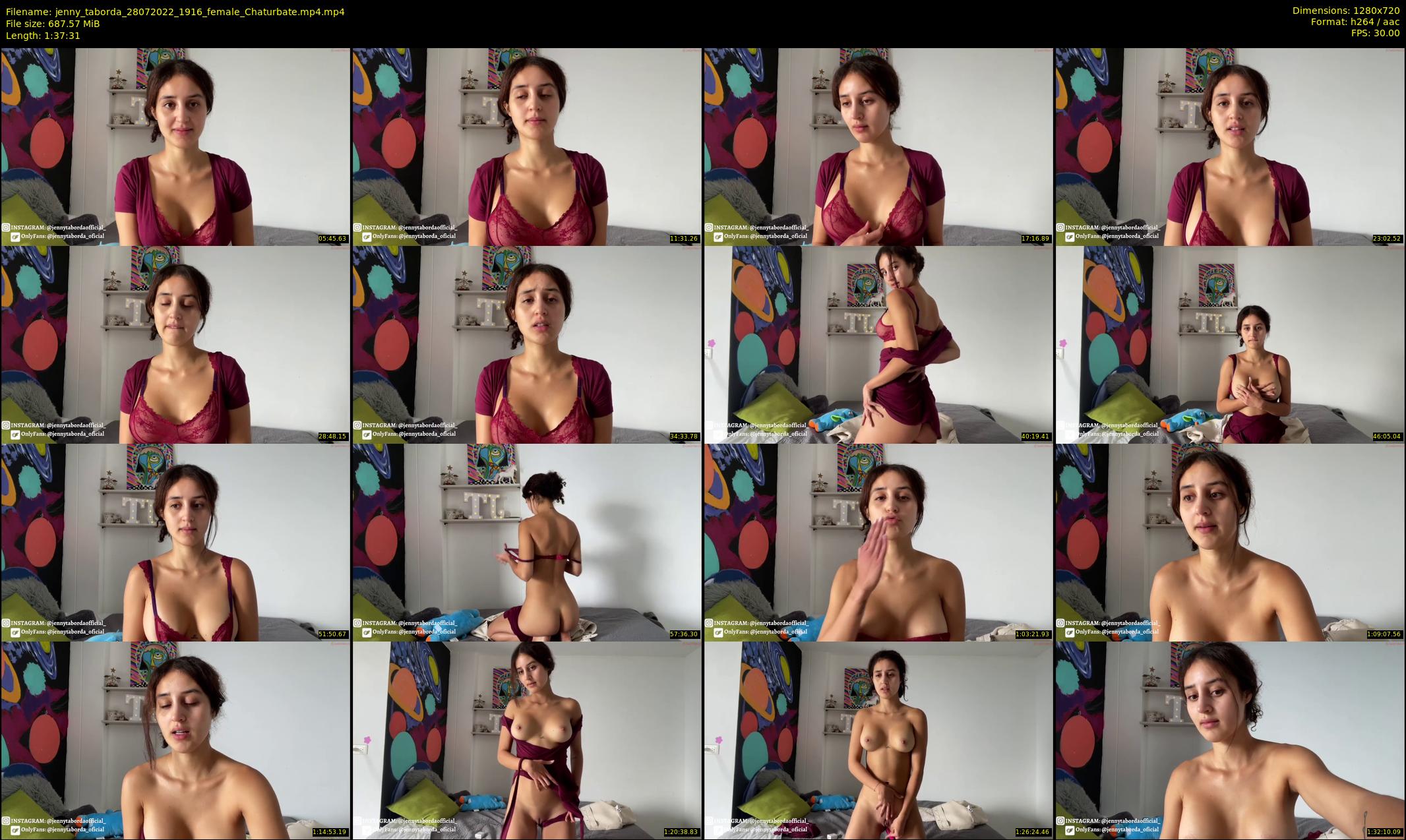 jenny_taborda — 98 minute Chaturbate female cam show recording, 720p, Jul 28, 2022
