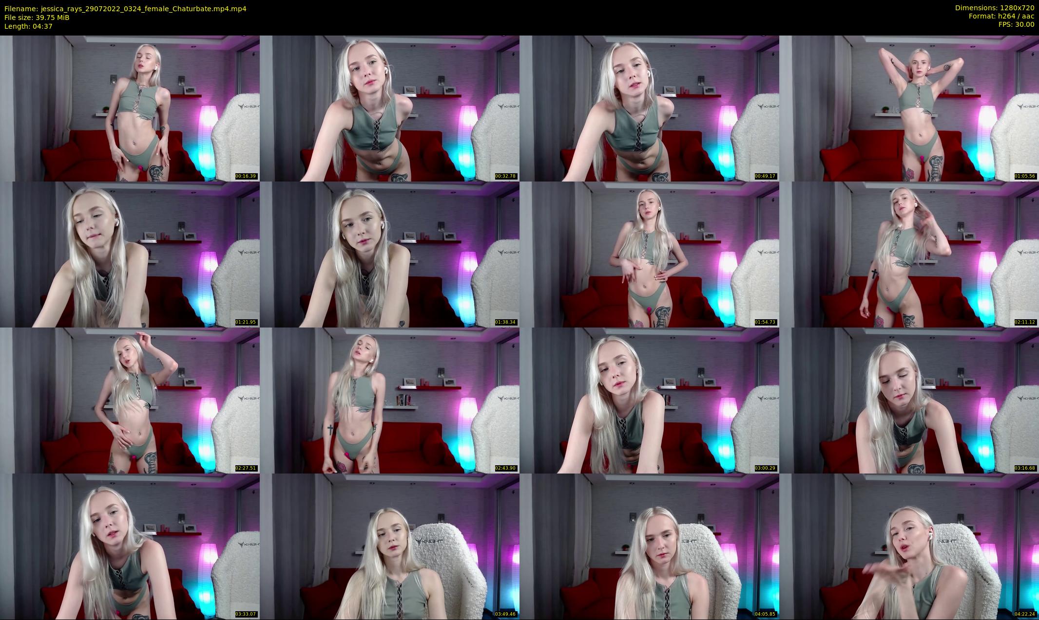 jessica_rays — 5 minute Chaturbate couple cam show recording, 720p, Jul 29, 2022