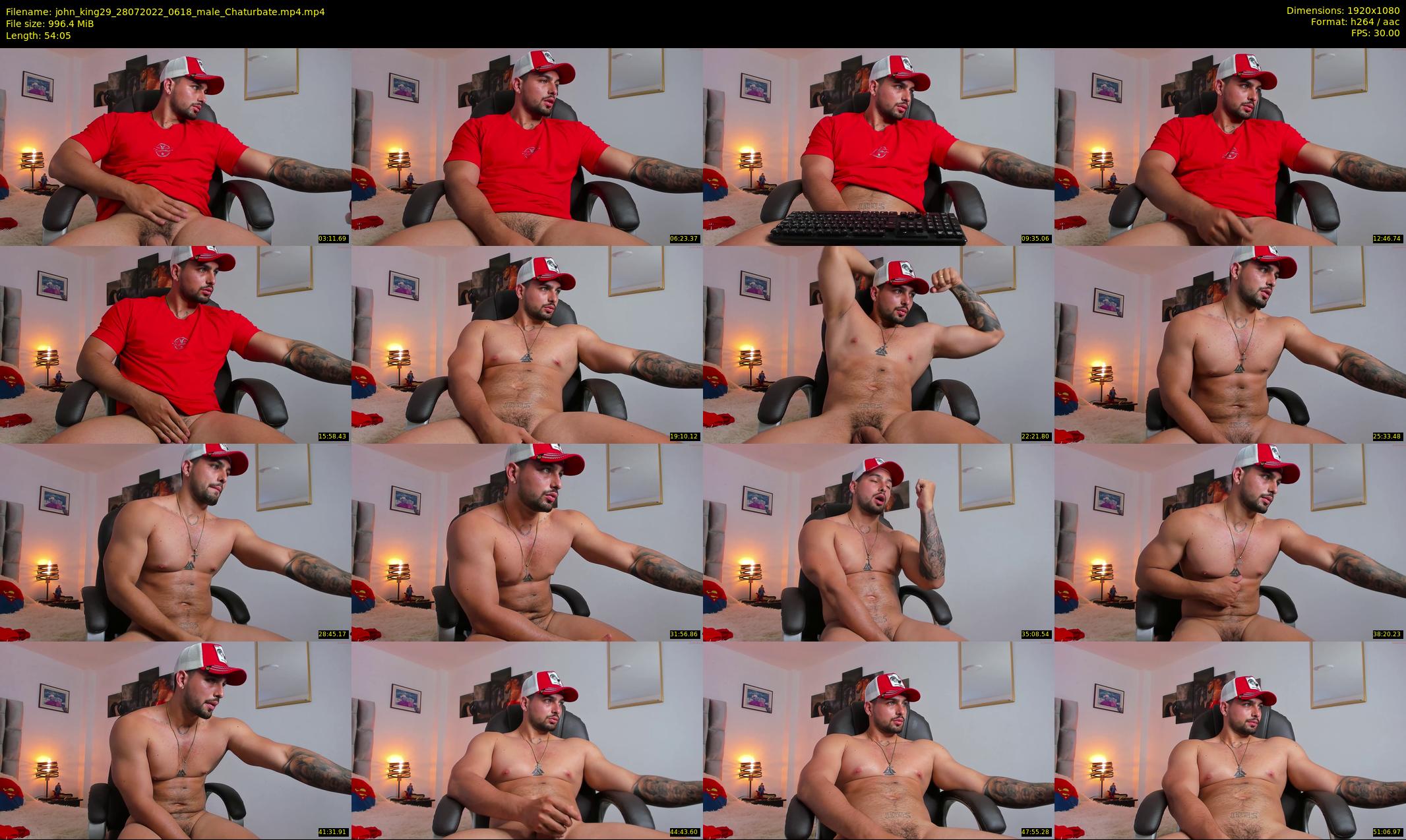 john_king29 — 55 minute Chaturbate male cam show recording, 1080p, Jul 28, 2022