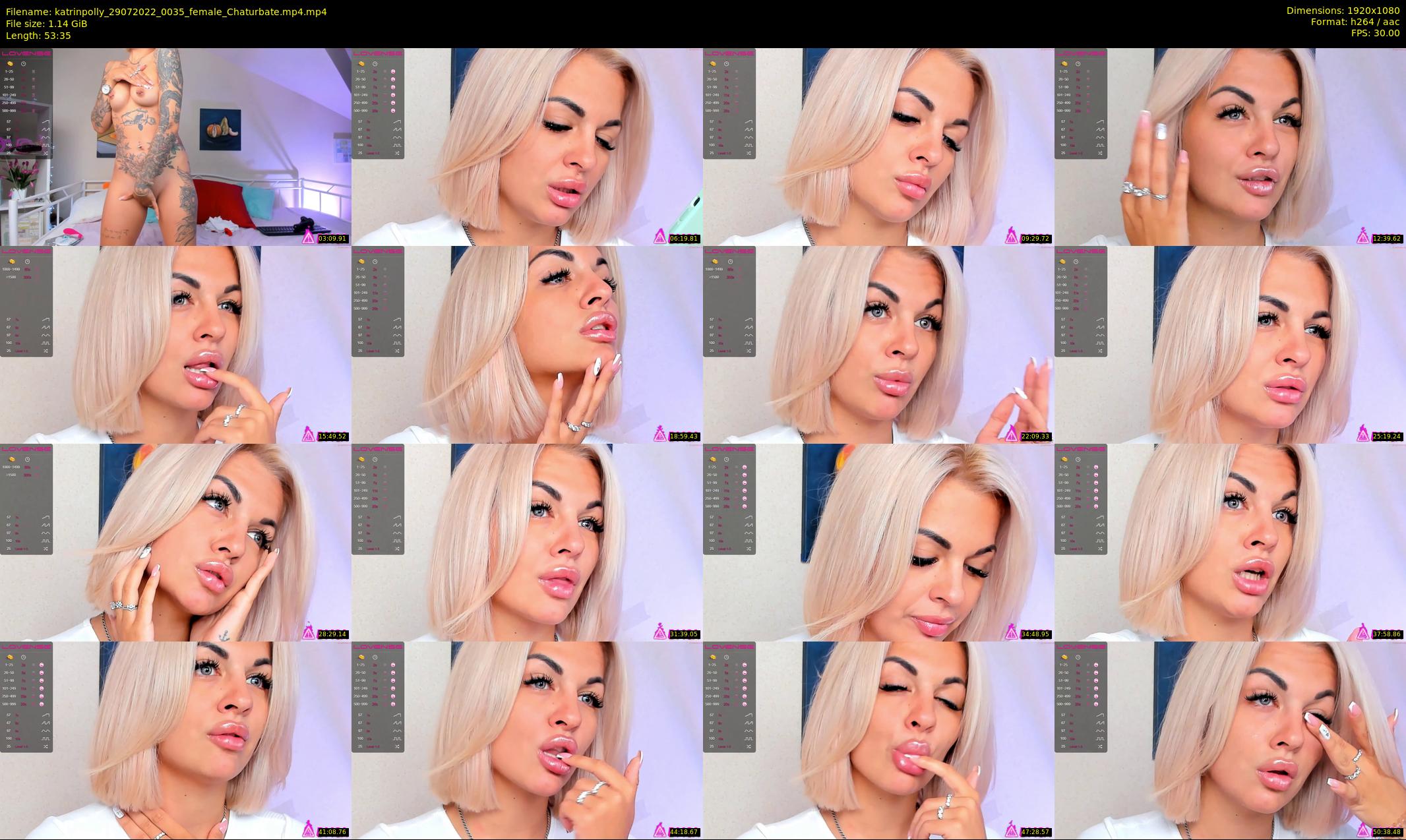 katrinpolly — 54 minute Chaturbate couple cam show recording, 1080p, Jul 29, 2022