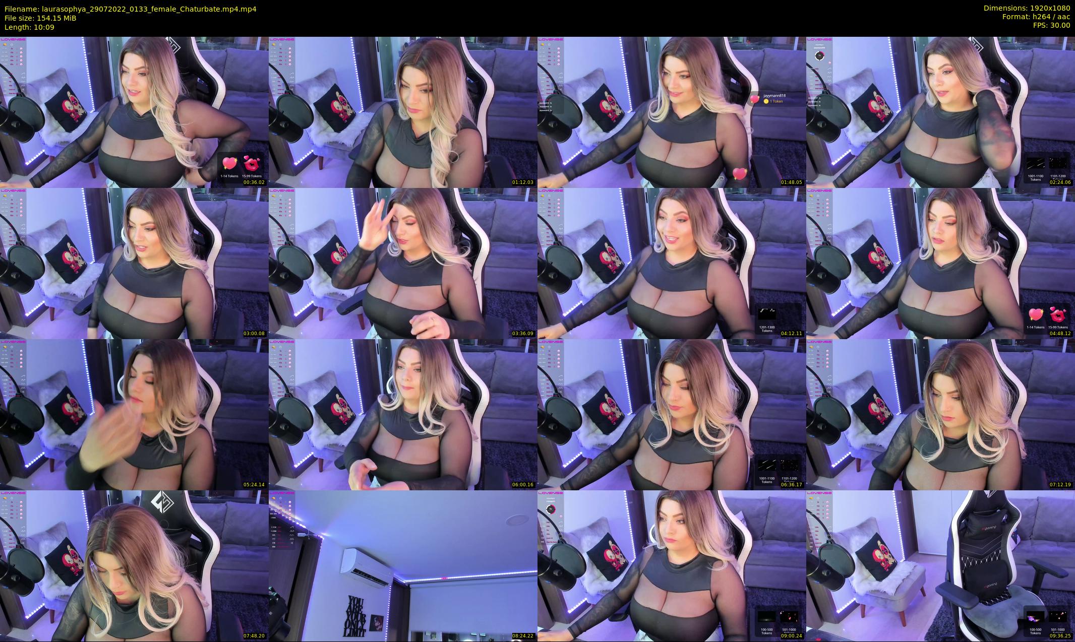 laurasophya — 11 minute Chaturbate female cam show recording, 1080p, Jul 29, 2022