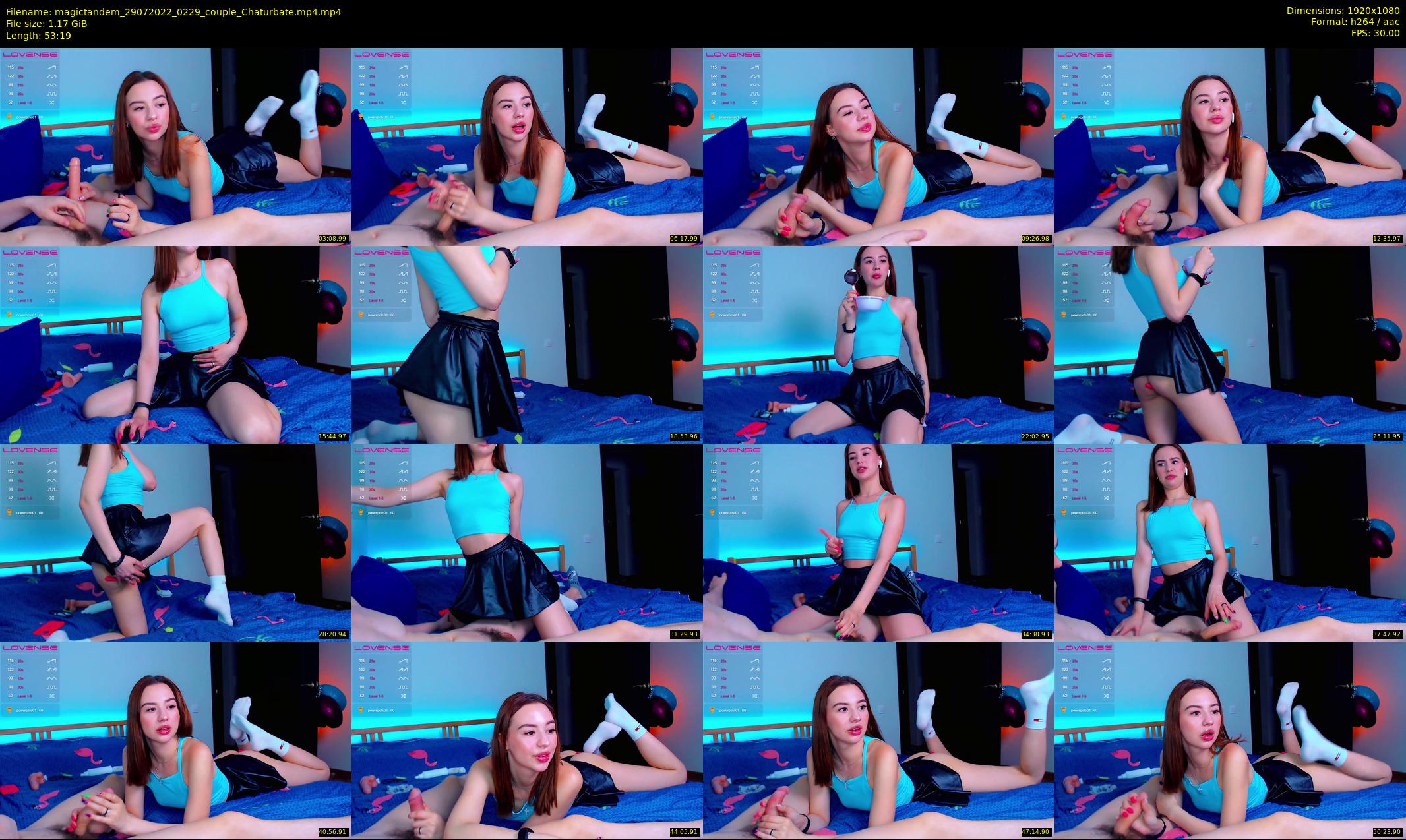 magictandem — 54 minute Chaturbate couple cam show recording, 1080p, Jul 29, 2022
