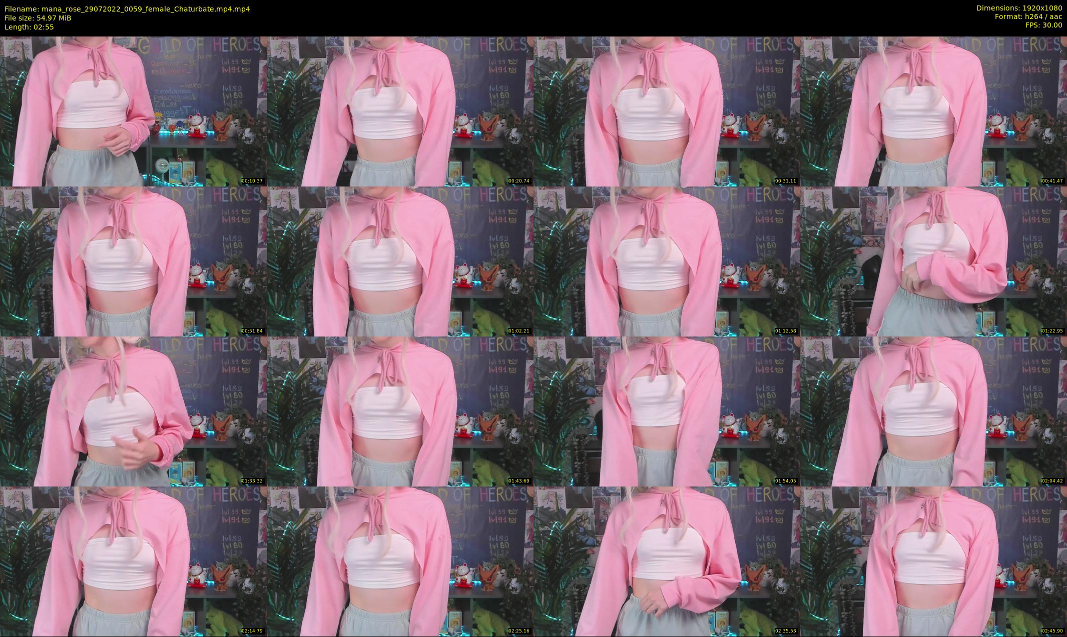 mana_rose — 3 minute Chaturbate female cam show recording, 1080p, Jul 29, 2022