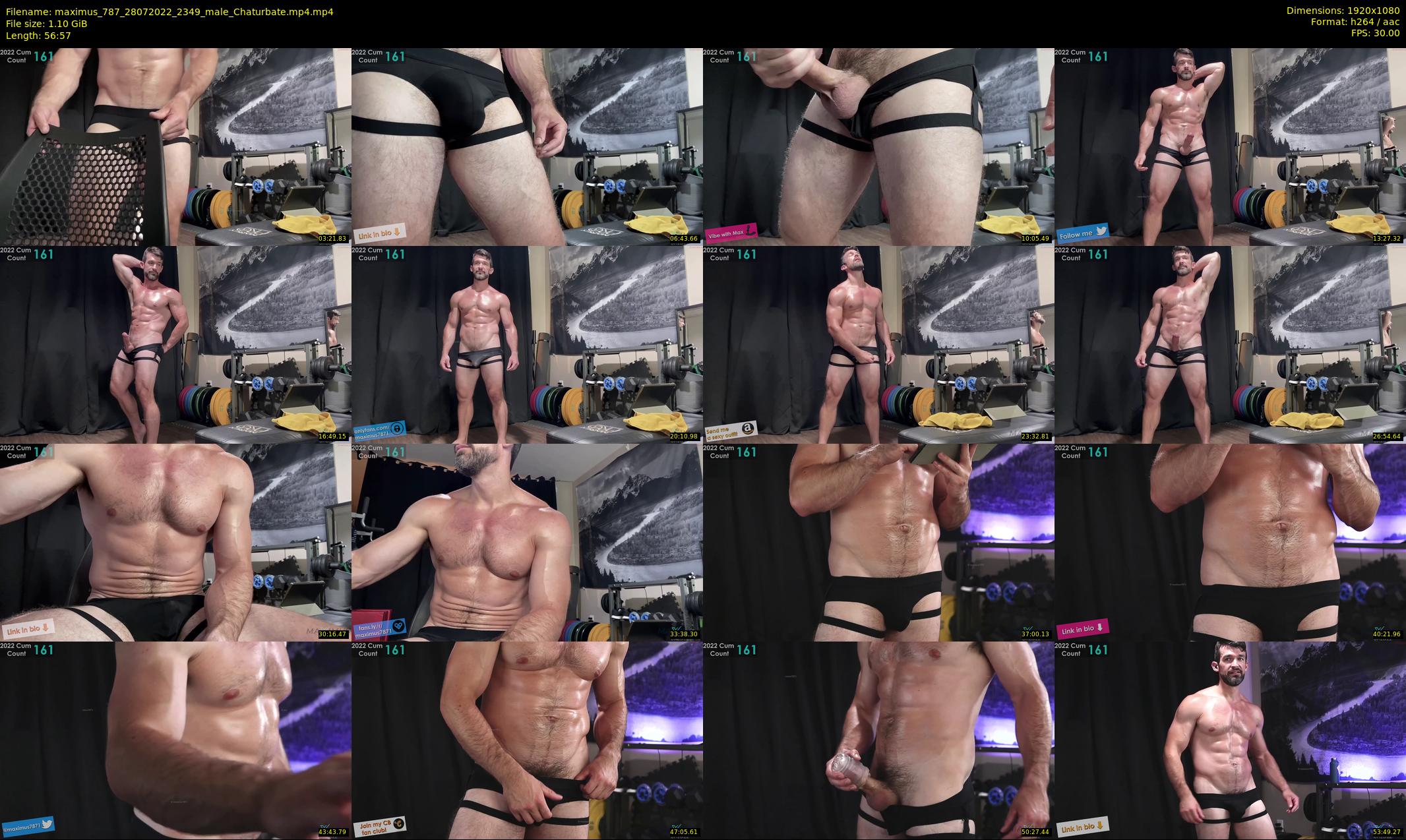 maximus_787 — 57 minute Chaturbate male cam show recording, 1080p, Jul 28, 2022