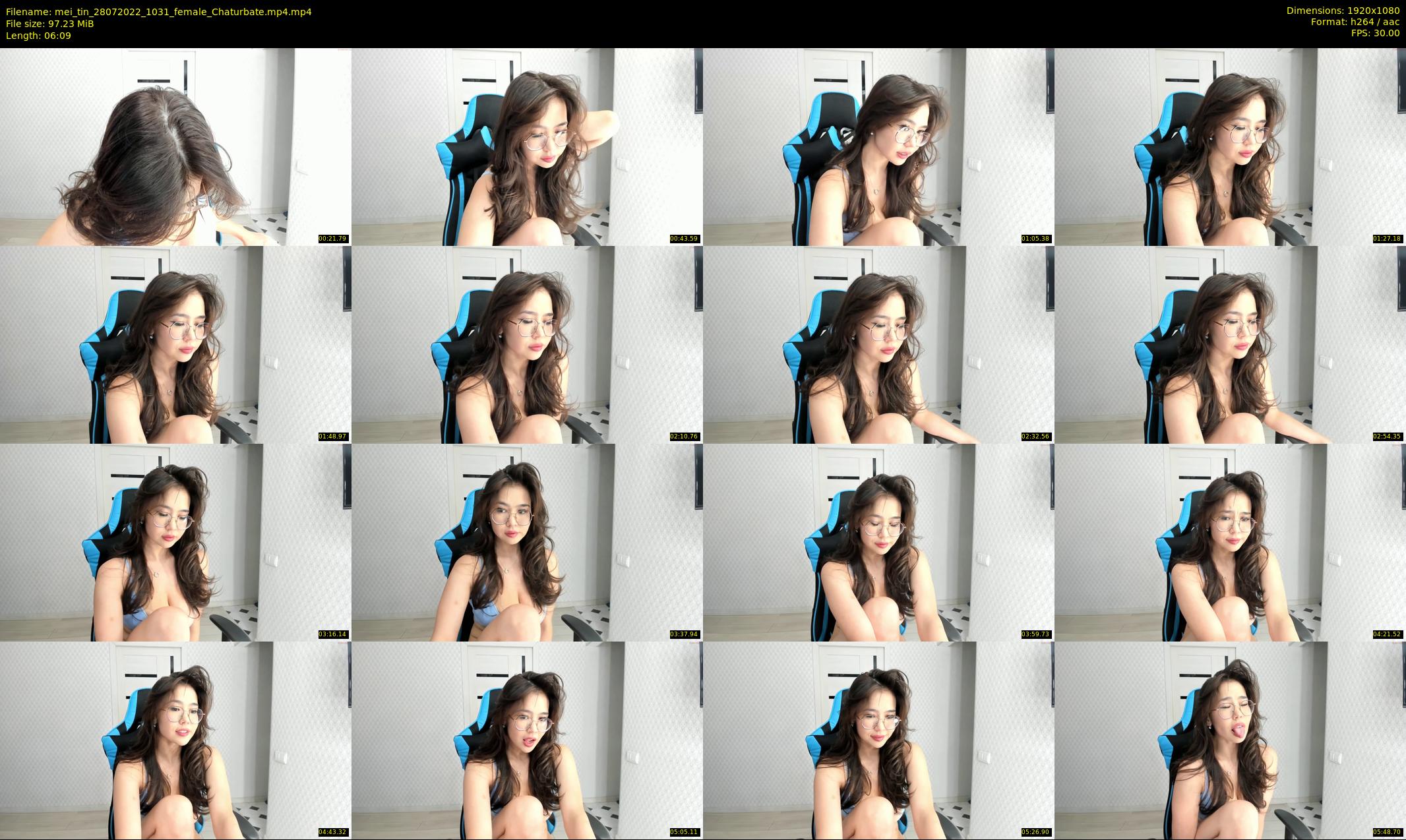 mei_tin — 7 minute Chaturbate female cam show recording, 1080p, Jul 28, 2022
