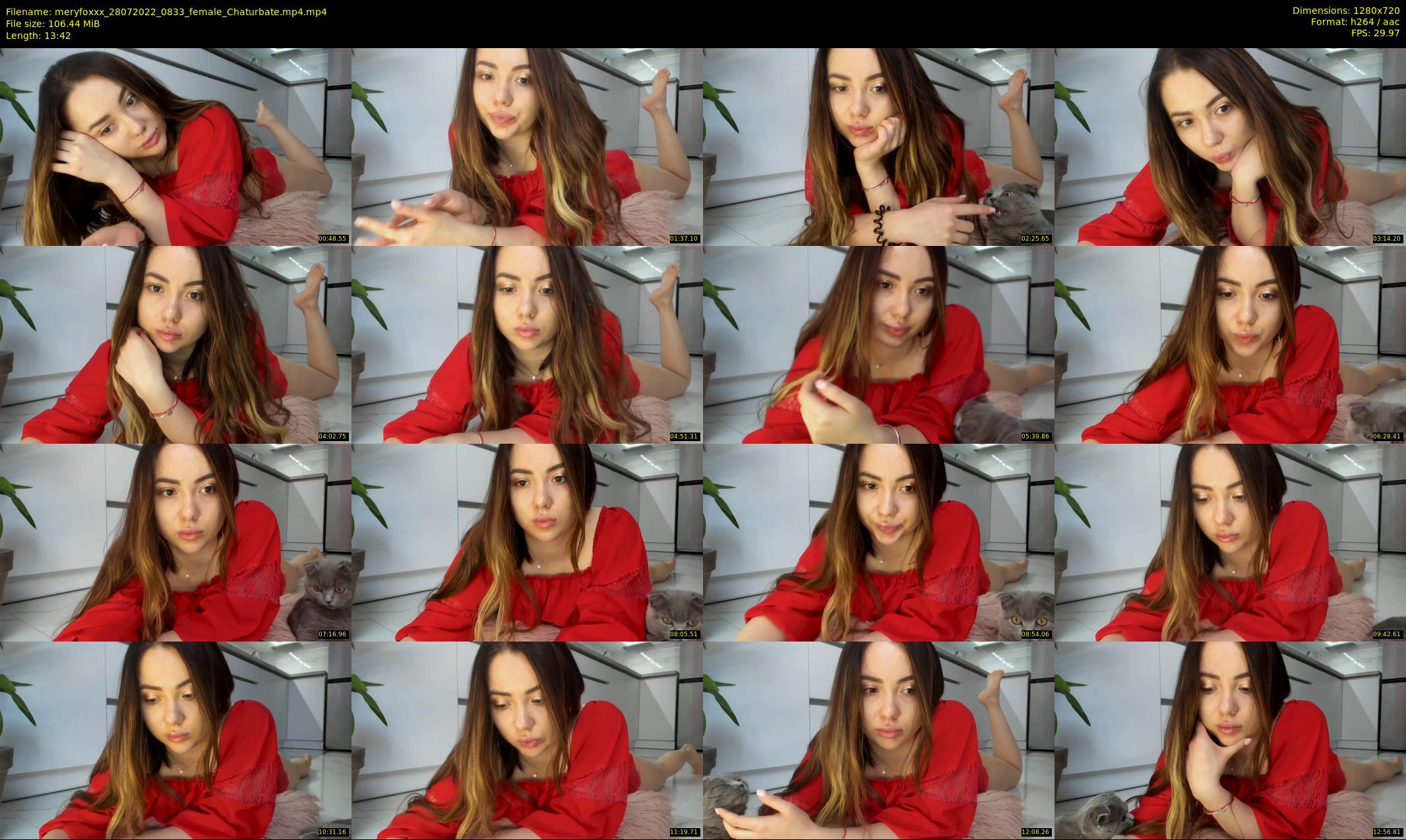 meryfoxxx — 14 minute Chaturbate female cam show recording, 720p, Jul 28, 2022
