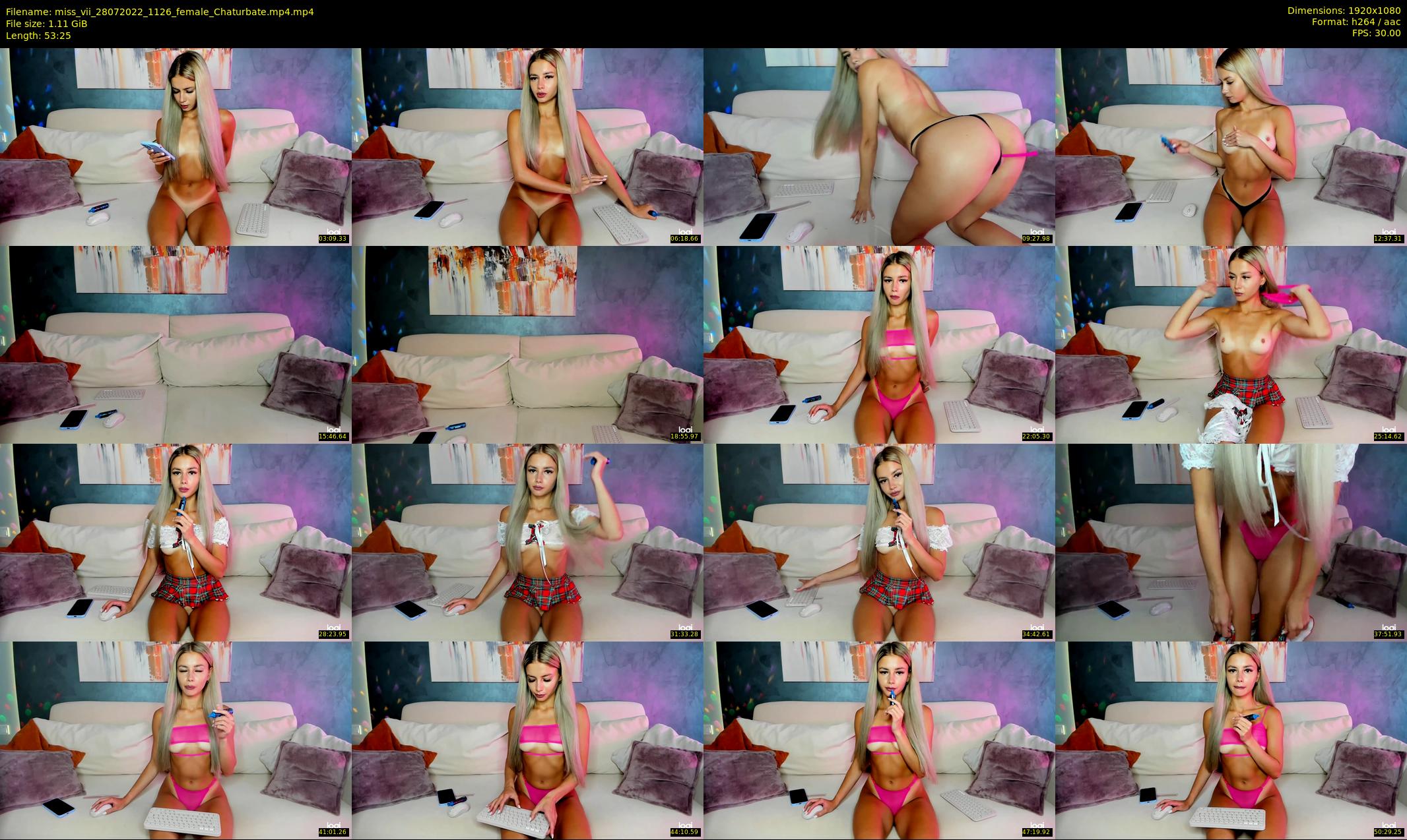 miss_vii — 54 minute Chaturbate female cam show recording, 1080p, Jul 28, 2022