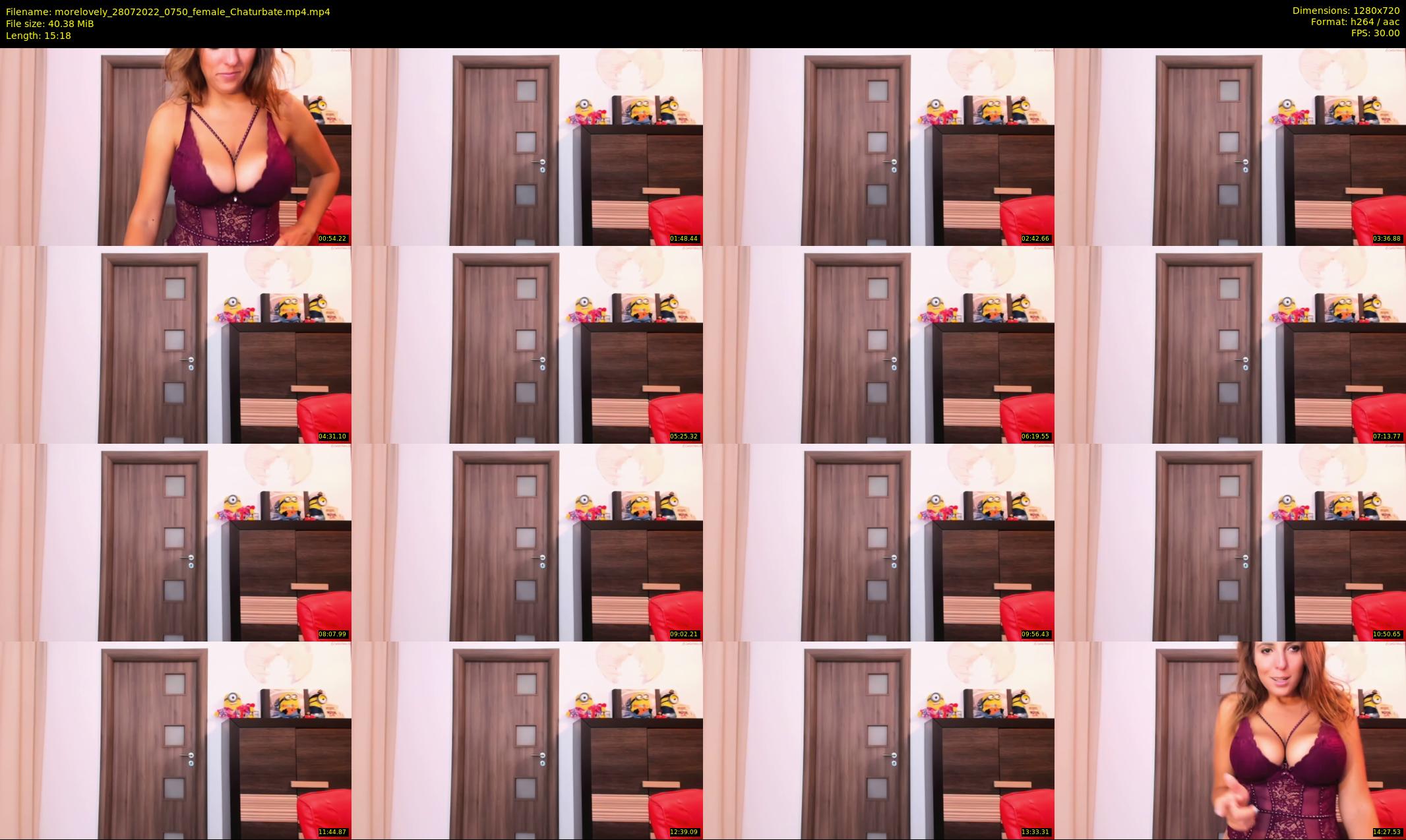morelovely — 16 minute Chaturbate female cam show recording, 720p, Jul 28, 2022