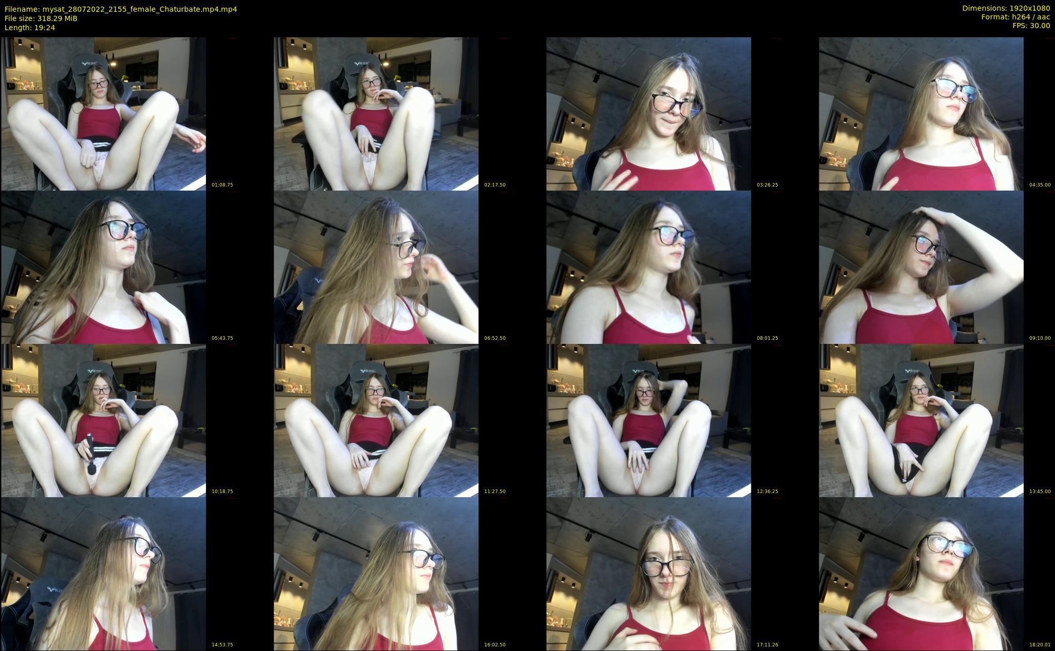 mysat — 20 minute Chaturbate female cam show recording, 1080p, Jul 28, 2022