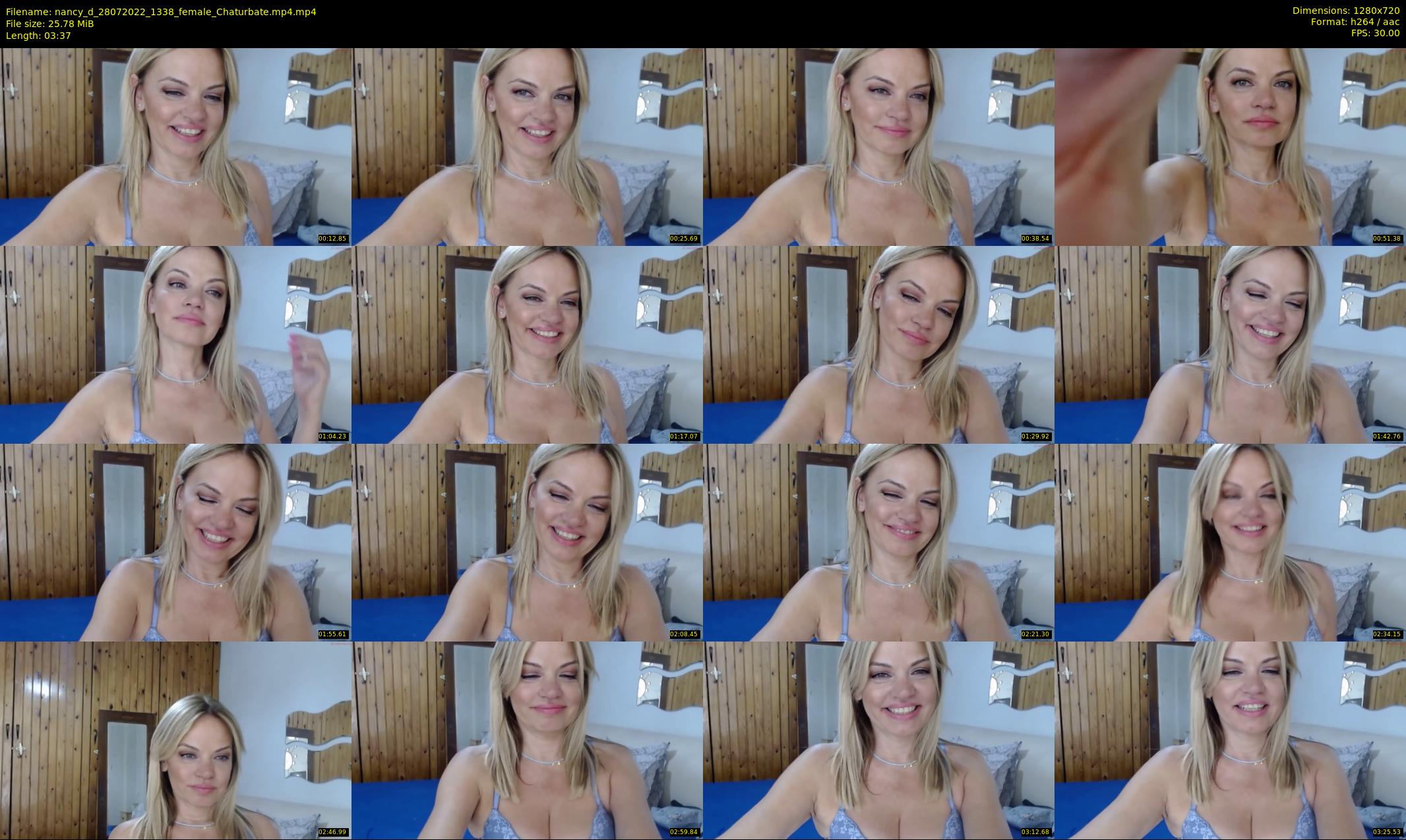nancy_d — 4 minute Chaturbate female cam show recording, 720p, Jul 28, 2022