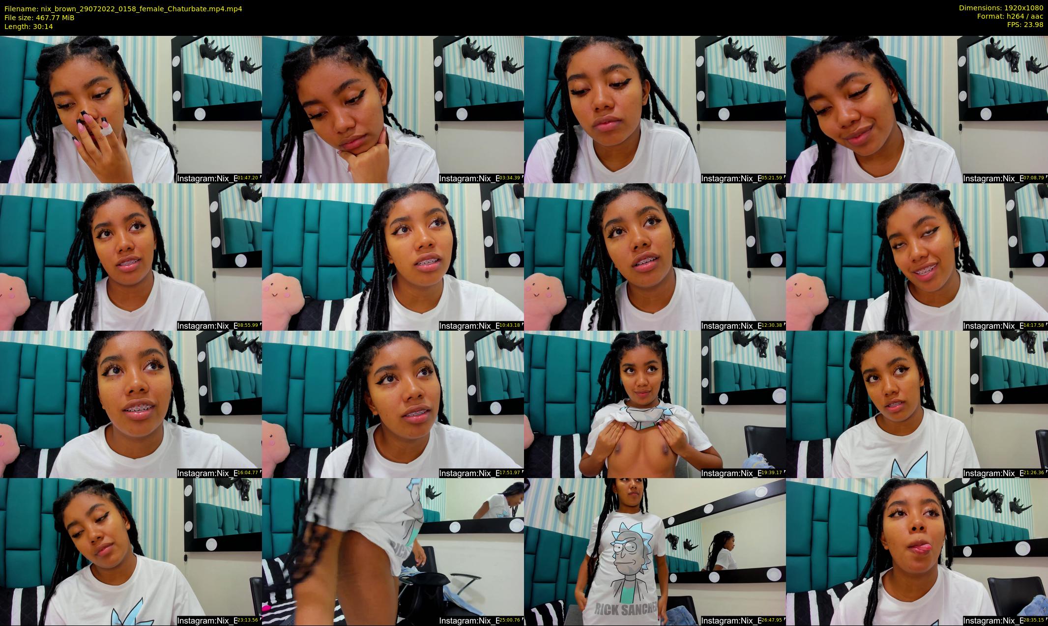nix_brown — 31 minute Chaturbate female cam show recording, 1080p, Jul 29, 2022