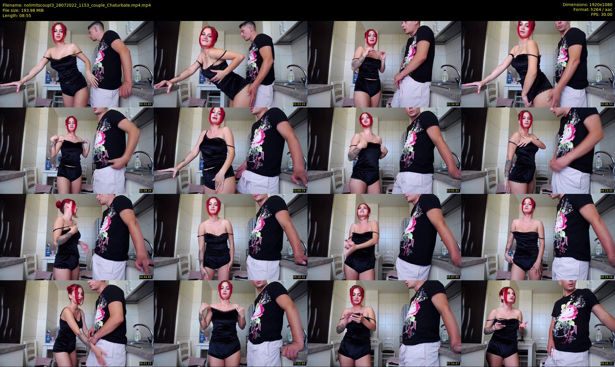 nolimitscoupl3 — 9 minute Chaturbate couple cam show recording, 1080p, Jul 28, 2022