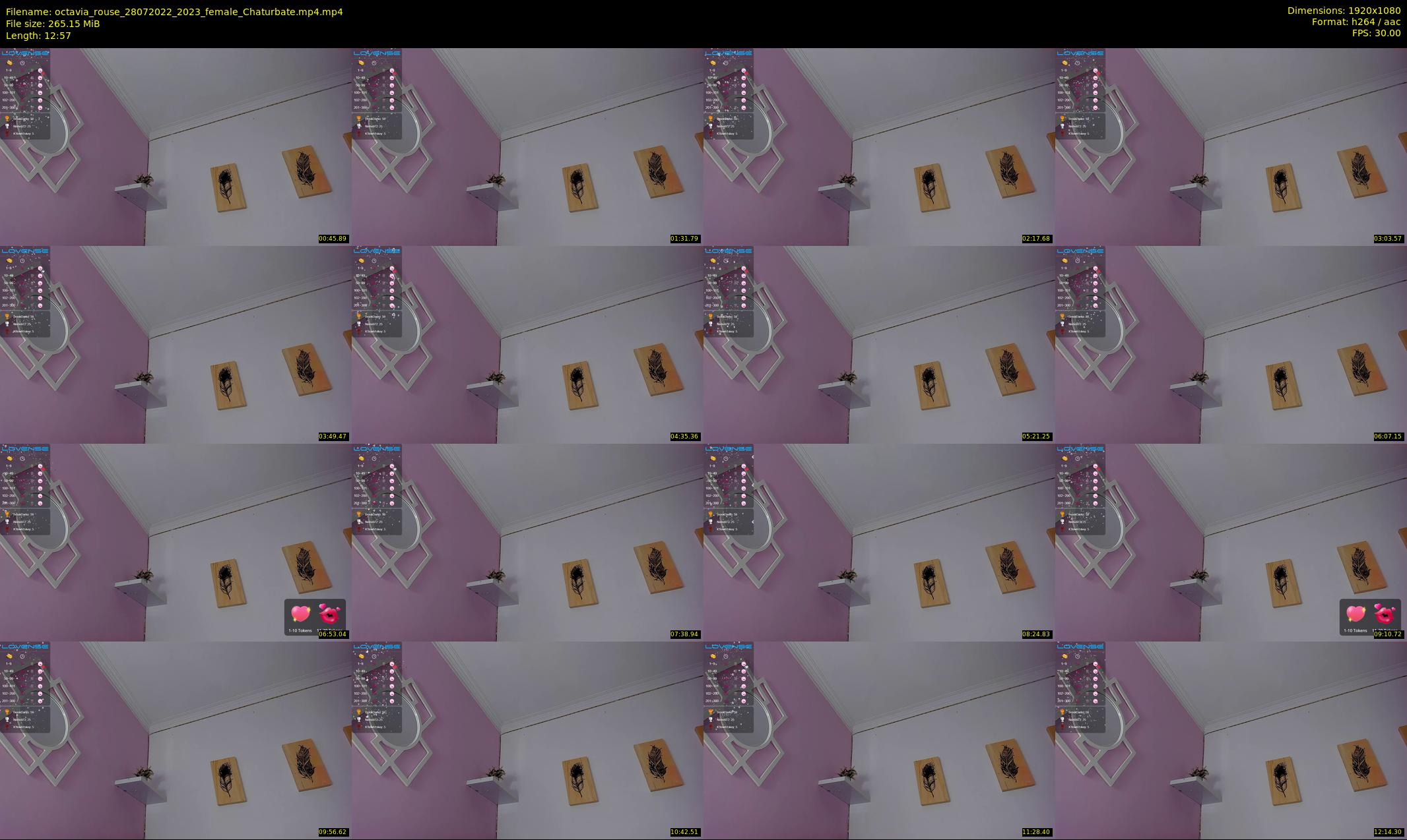 octavia_rouse — 13 minute Chaturbate female cam show recording, 1080p, Jul 28, 2022