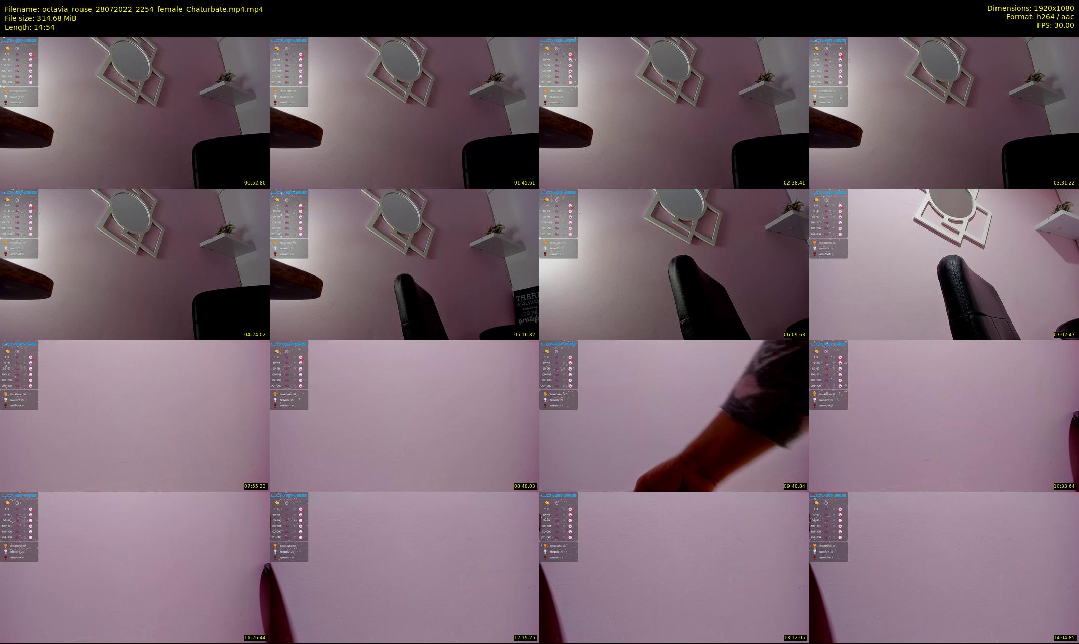octavia_rouse — 15 minute Chaturbate female cam show recording, 1080p, Jul 28, 2022
