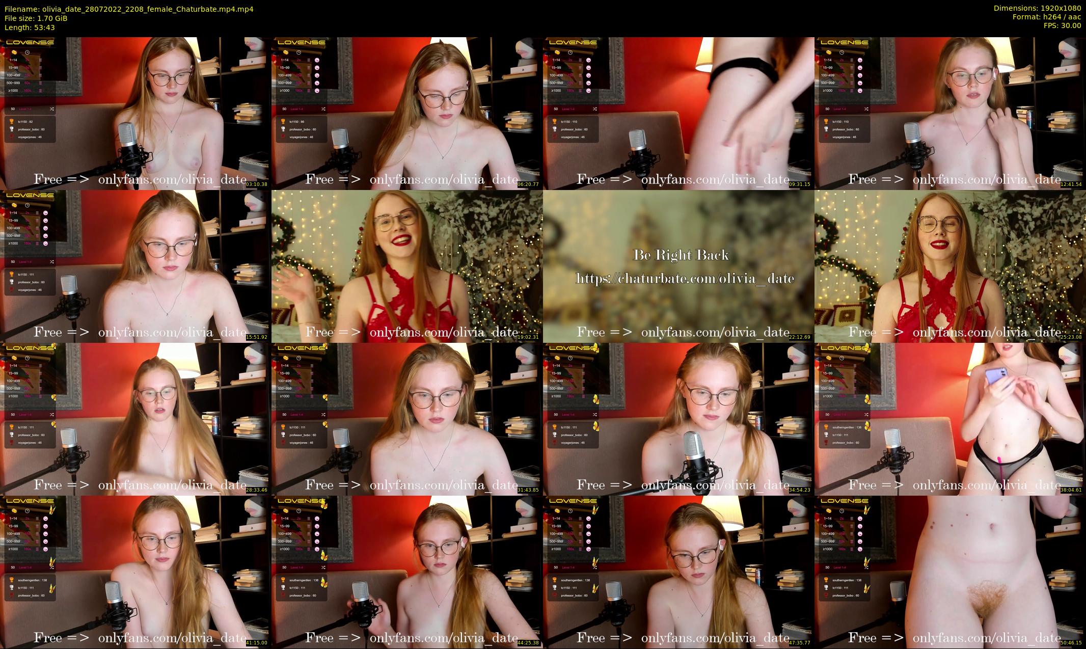olivia_date — 54 minute Chaturbate female cam show recording, 1080p, Jul 28, 2022