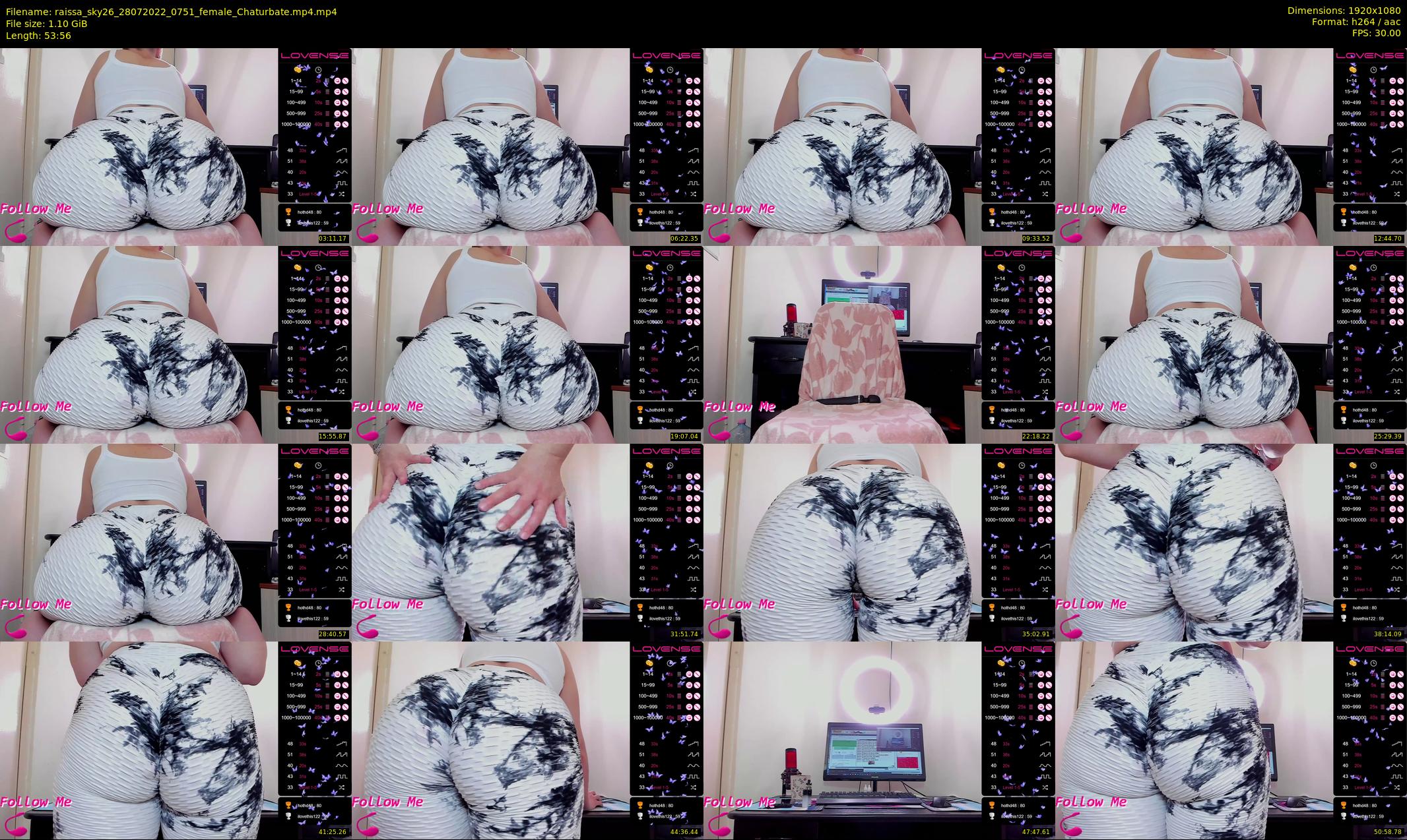 raissa_sky26 — 54 minute Chaturbate female cam show recording, 1080p, Jul 28, 2022