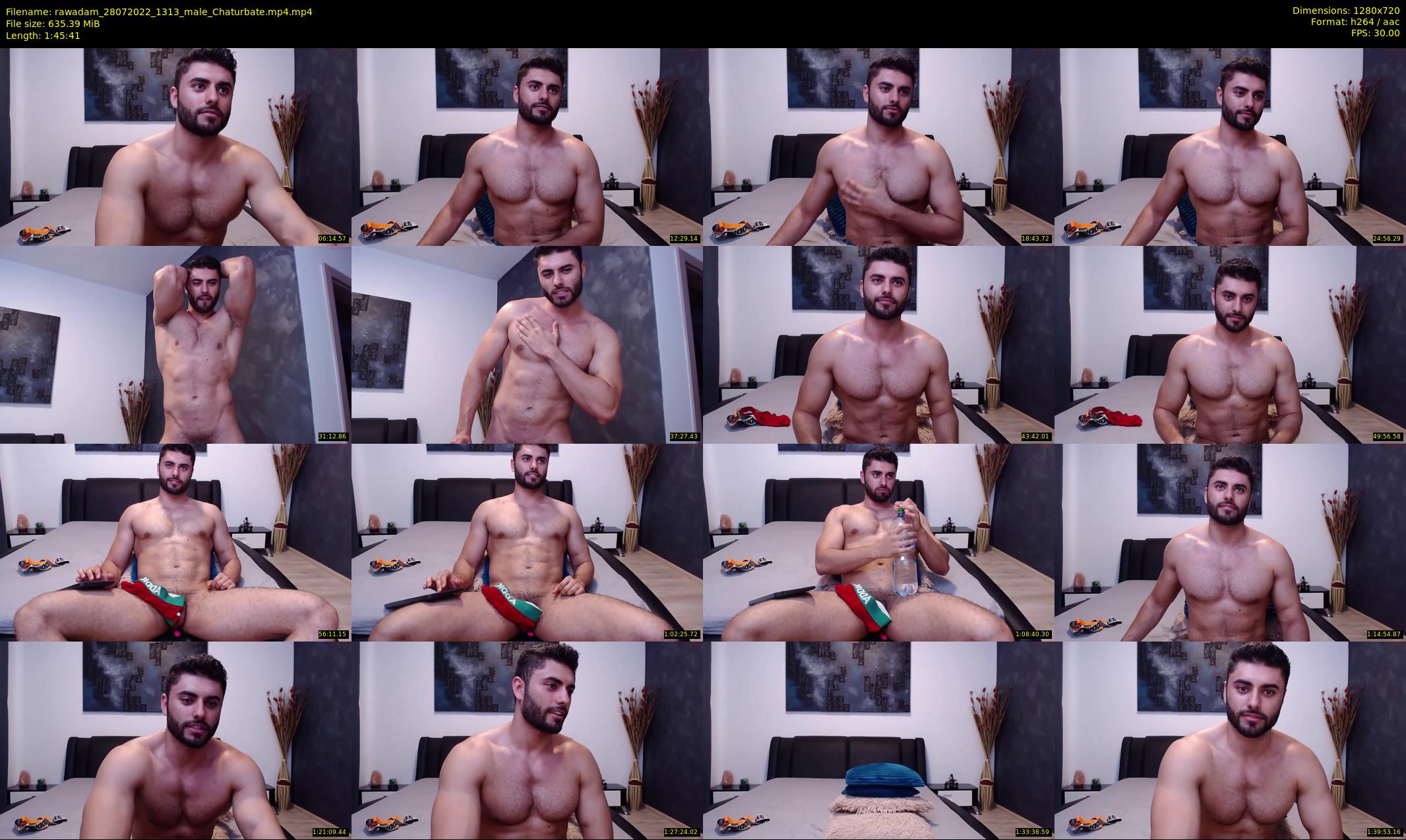 rawadam — 106 minute Chaturbate male cam show recording, 720p, Jul 28, 2022