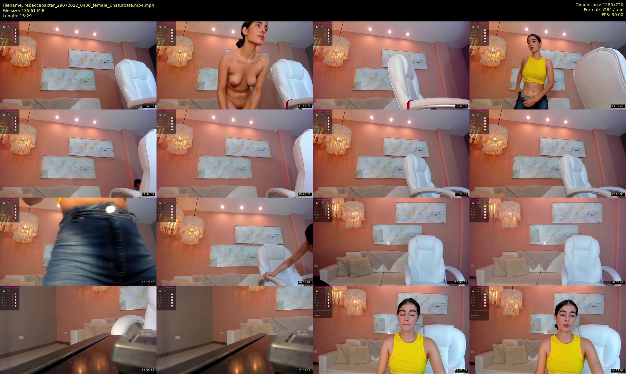 rebeccabaxter — 16 minute Chaturbate female cam show recording, 720p, Jul 29, 2022