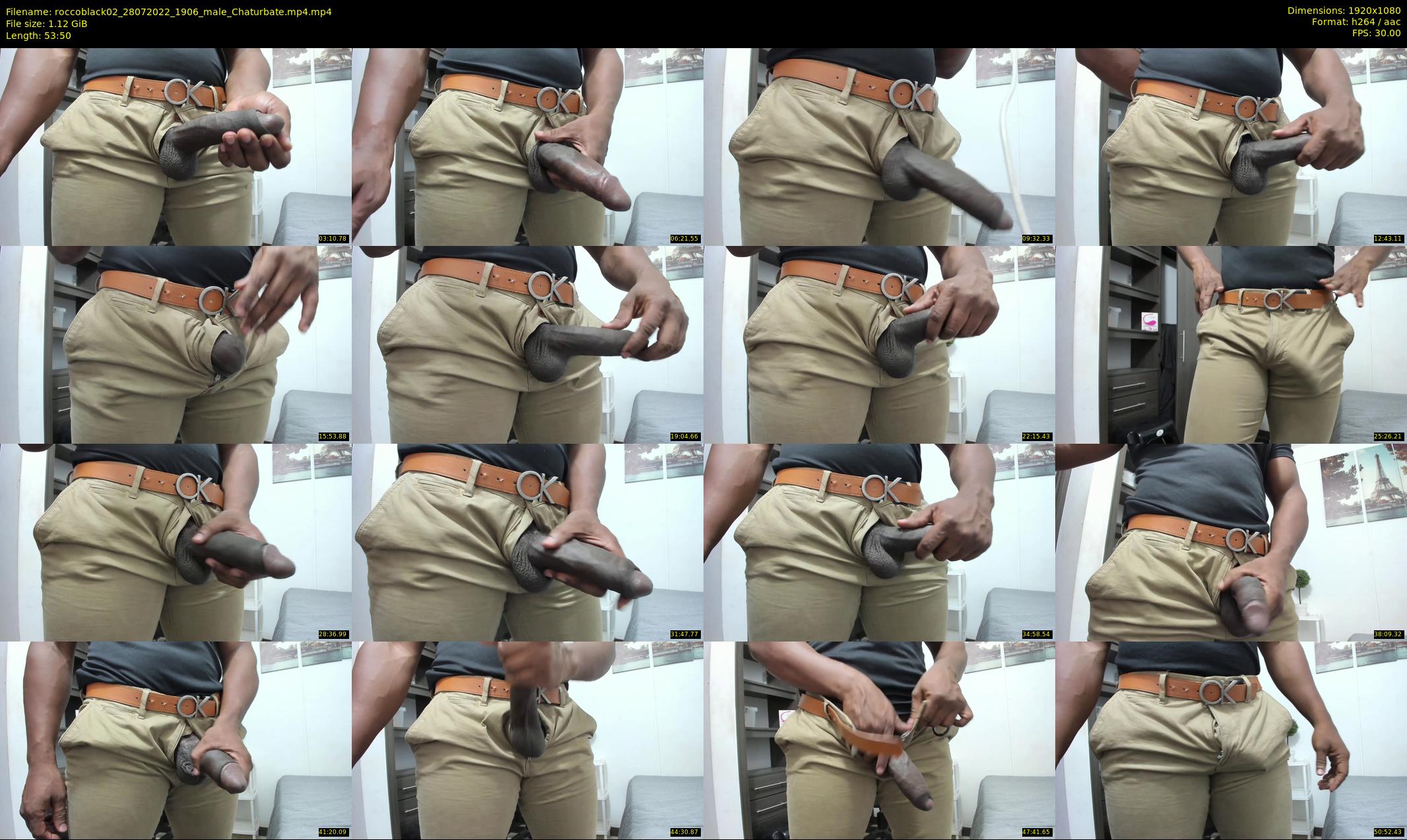 roccoblack02 — 54 minute Chaturbate male cam show recording, 1080p, Jul 28, 2022